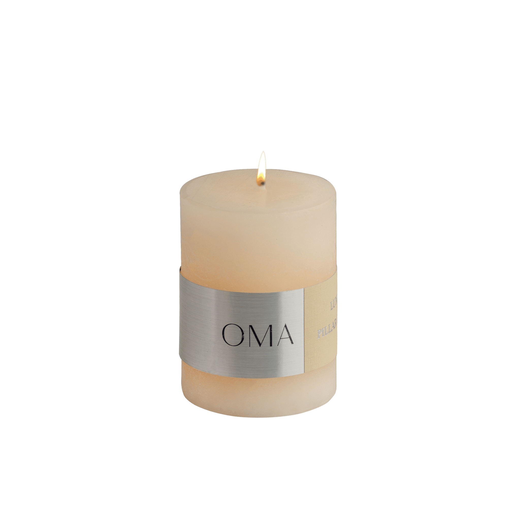 Deliciae Pillar Candle Ivory