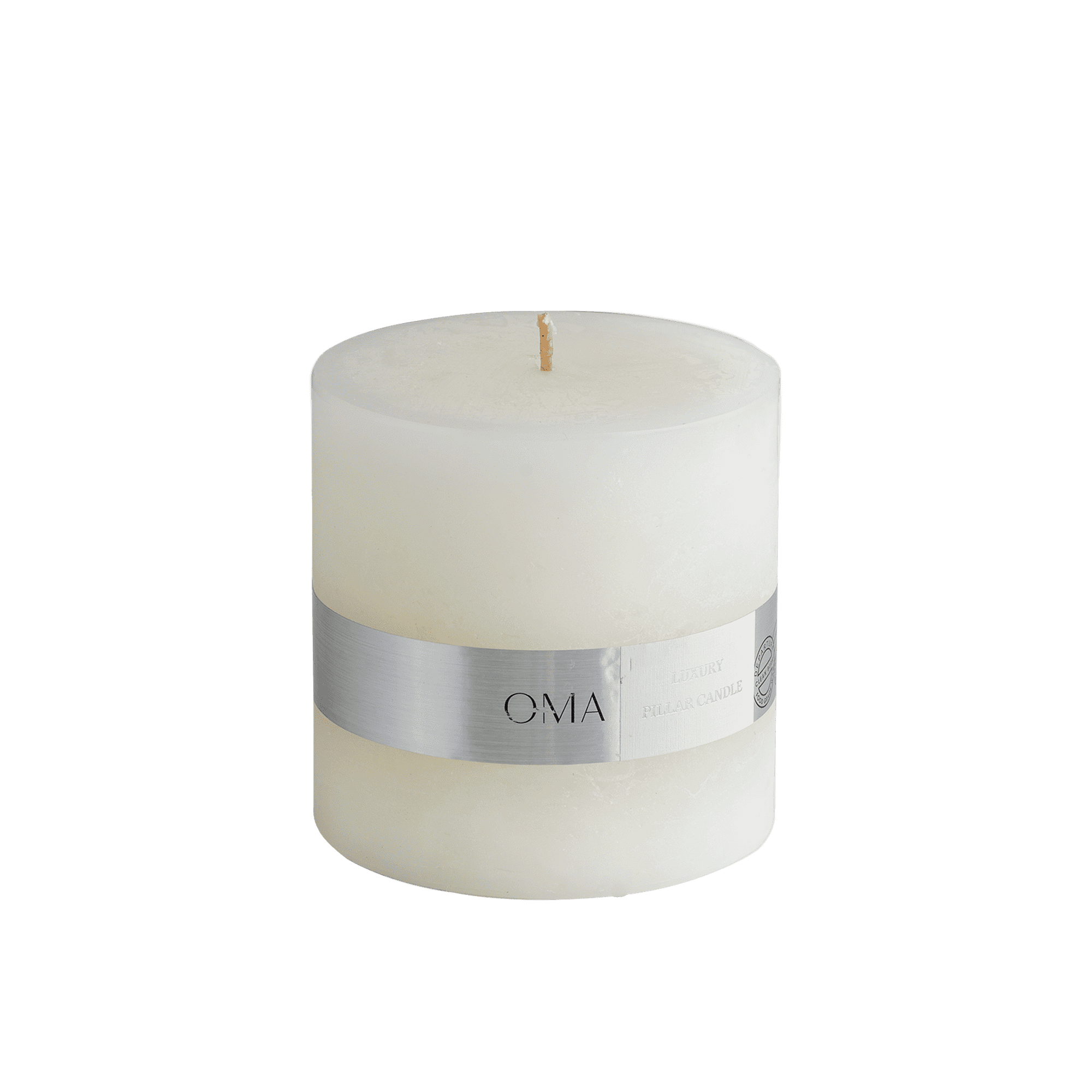 Deliciae Pillar Candle White