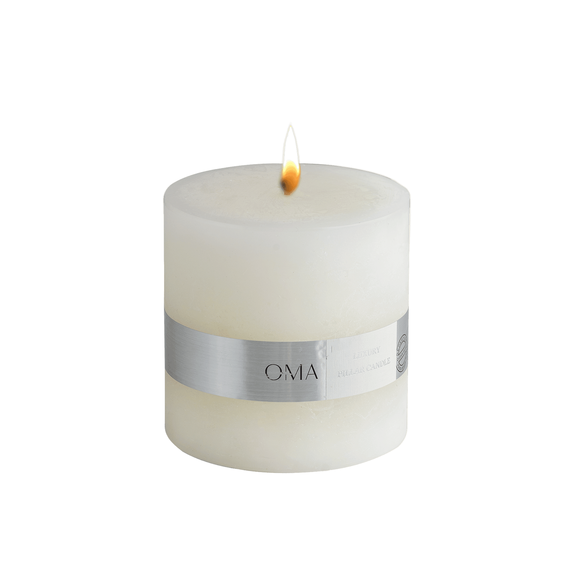 Deliciae Pillar Candle White