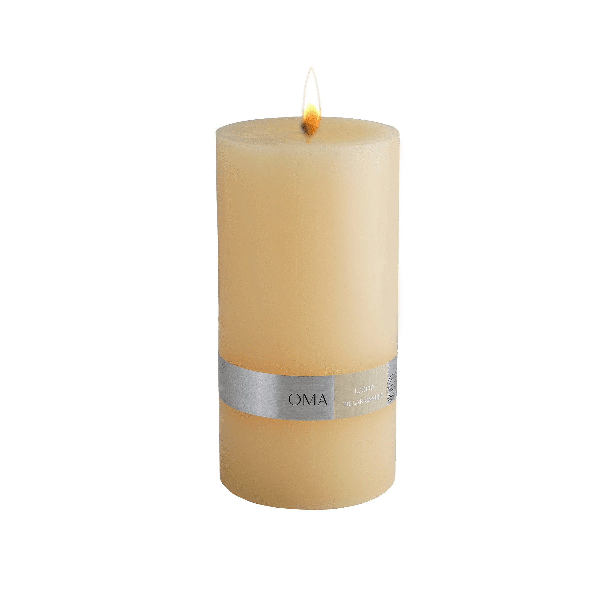 Deliciae Pillar Candle Ivory