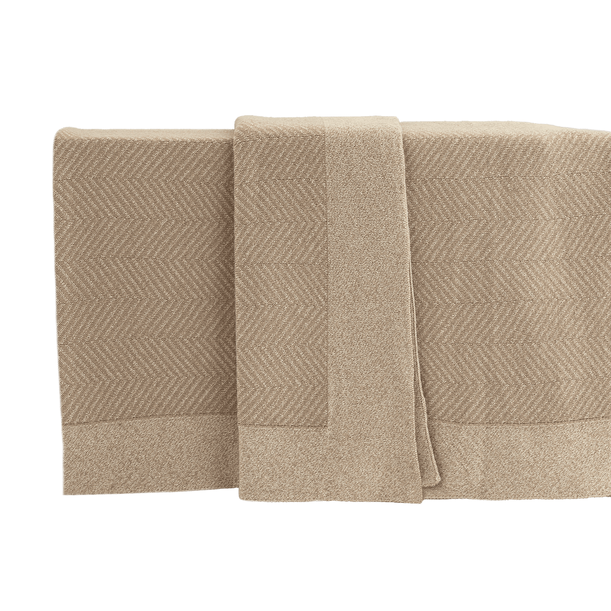 Herringbone 100% Cotton Throw Blanket