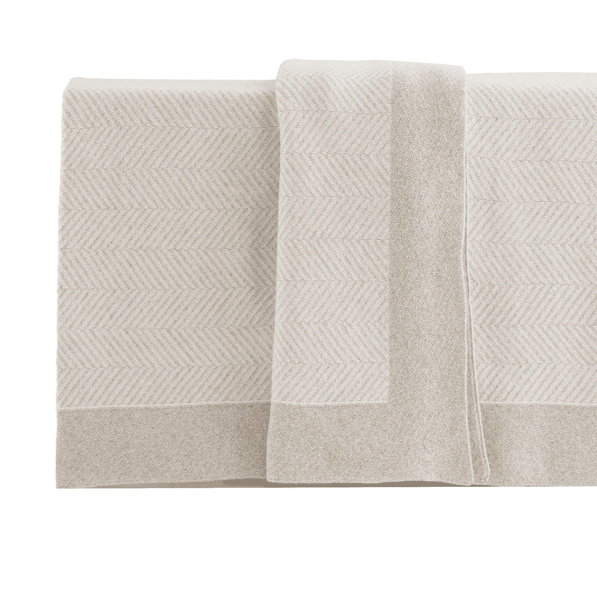 Herringbone 100% Cotton Throw Blanket