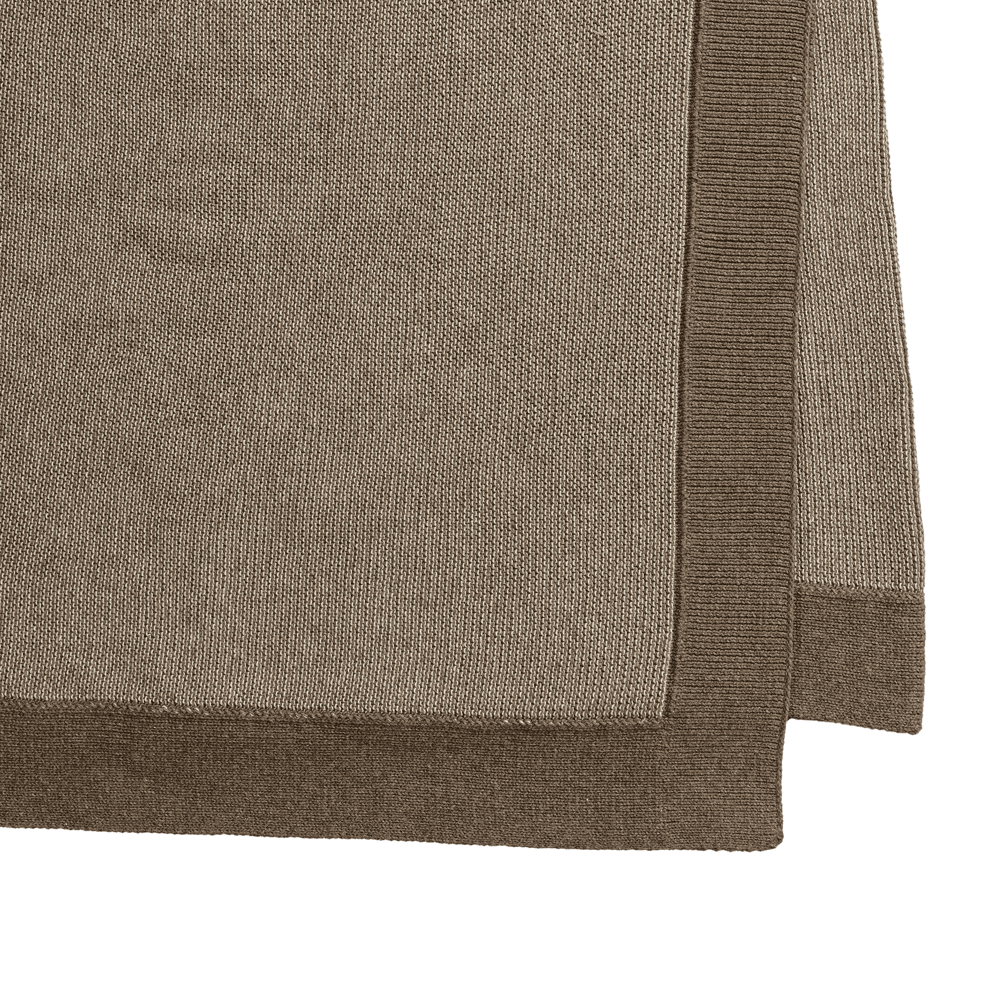 Plain Marled 100% Cotton Throw Blanket