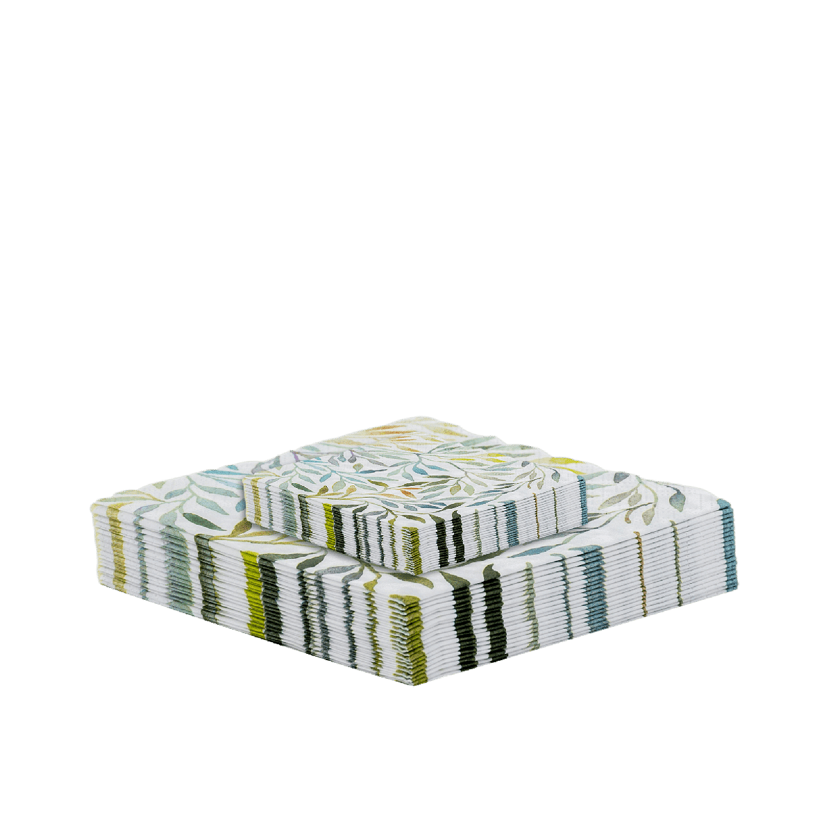 Willow Leaves Cocktail Napkins, Set Of 20