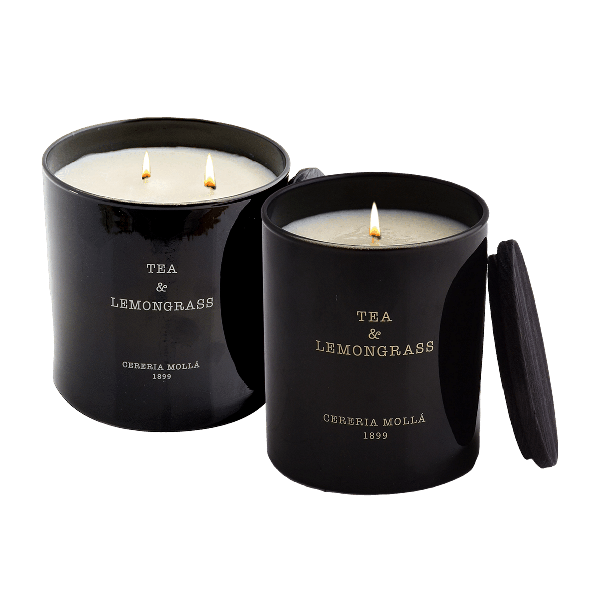 Tea & Lemongrass Scented Candle
