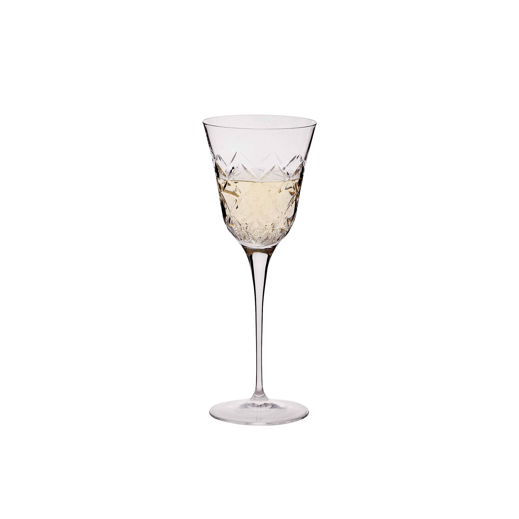 Julia Cut Pompadour White Wine Glass