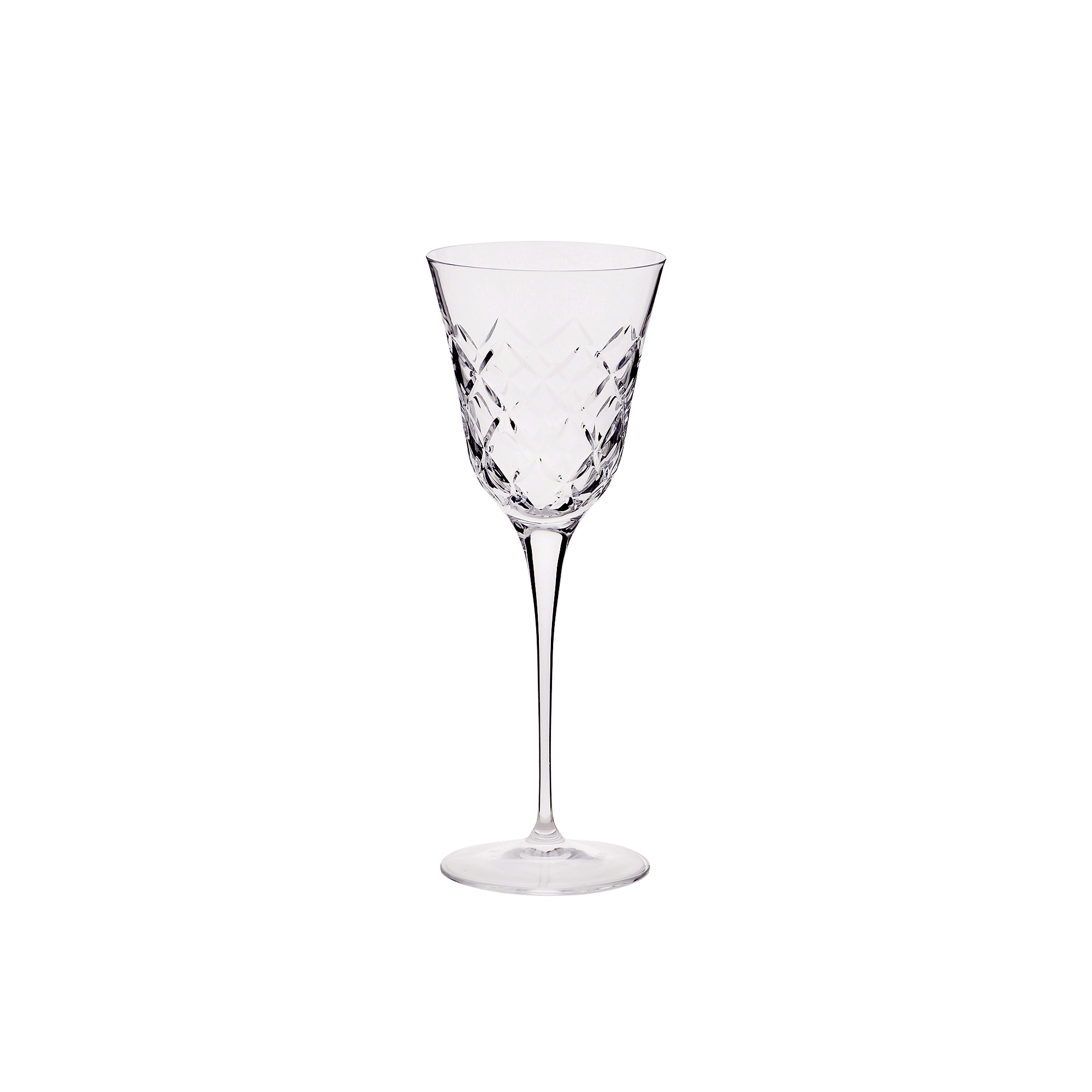 Julia Cut Pompadour White Wine Glass