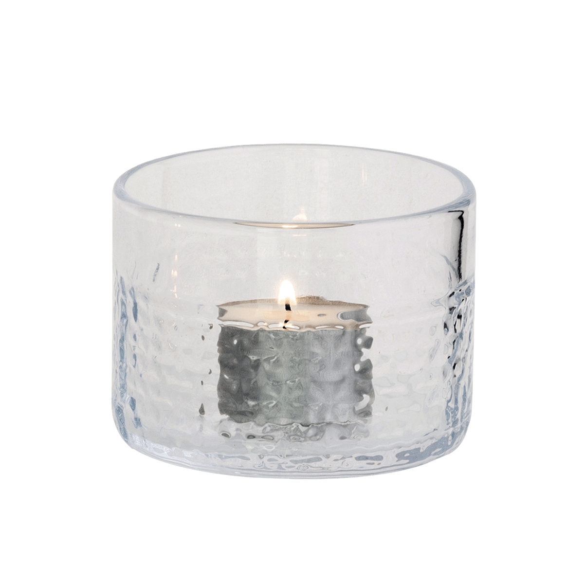 Wicker T-Light Candle Holder