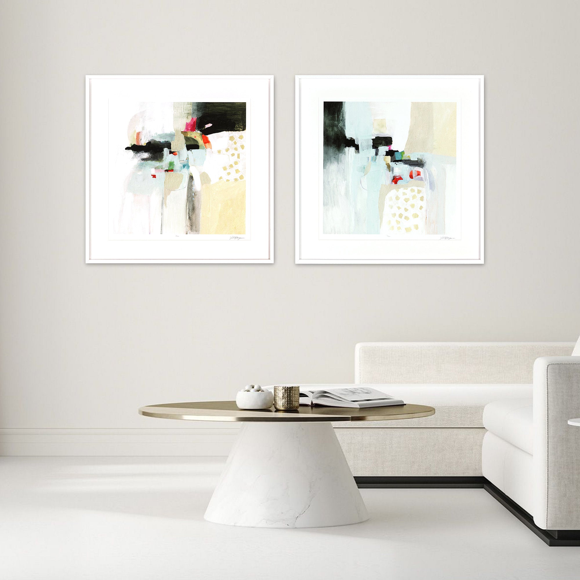 Kaleidoscope Falls Wall Art Ivory
