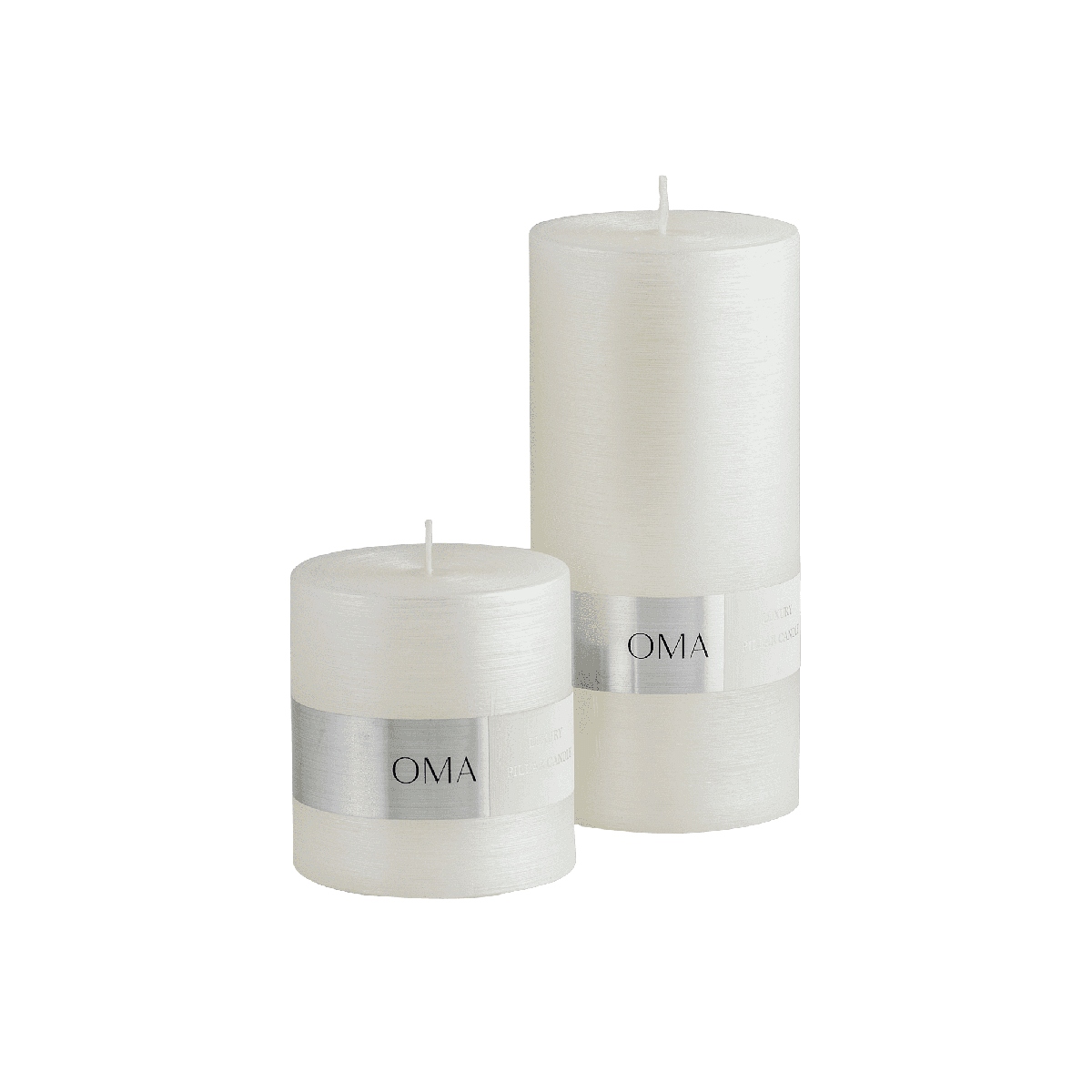 Deliciae Pillar Candle White