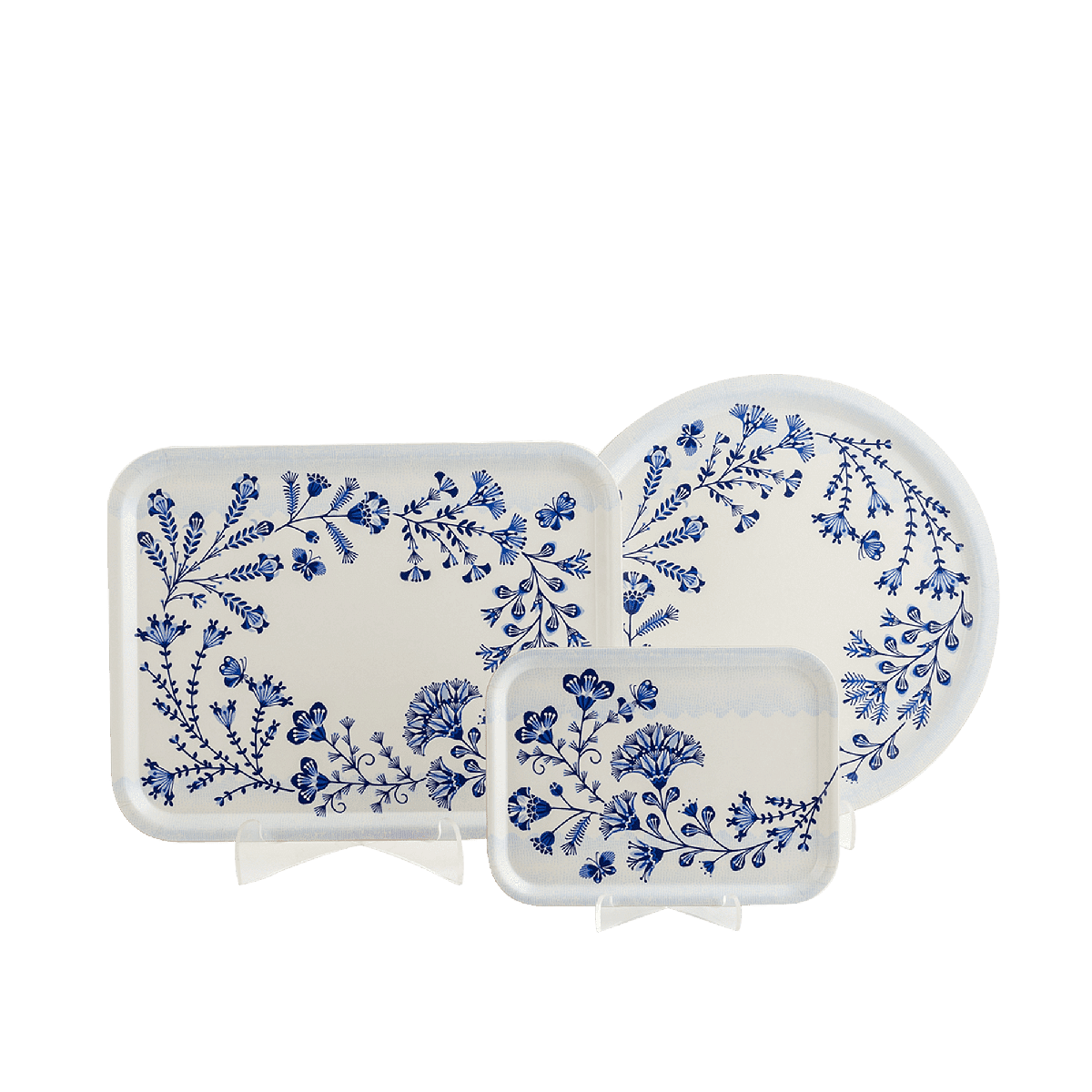 Folk Flower Serving Tray/Salver