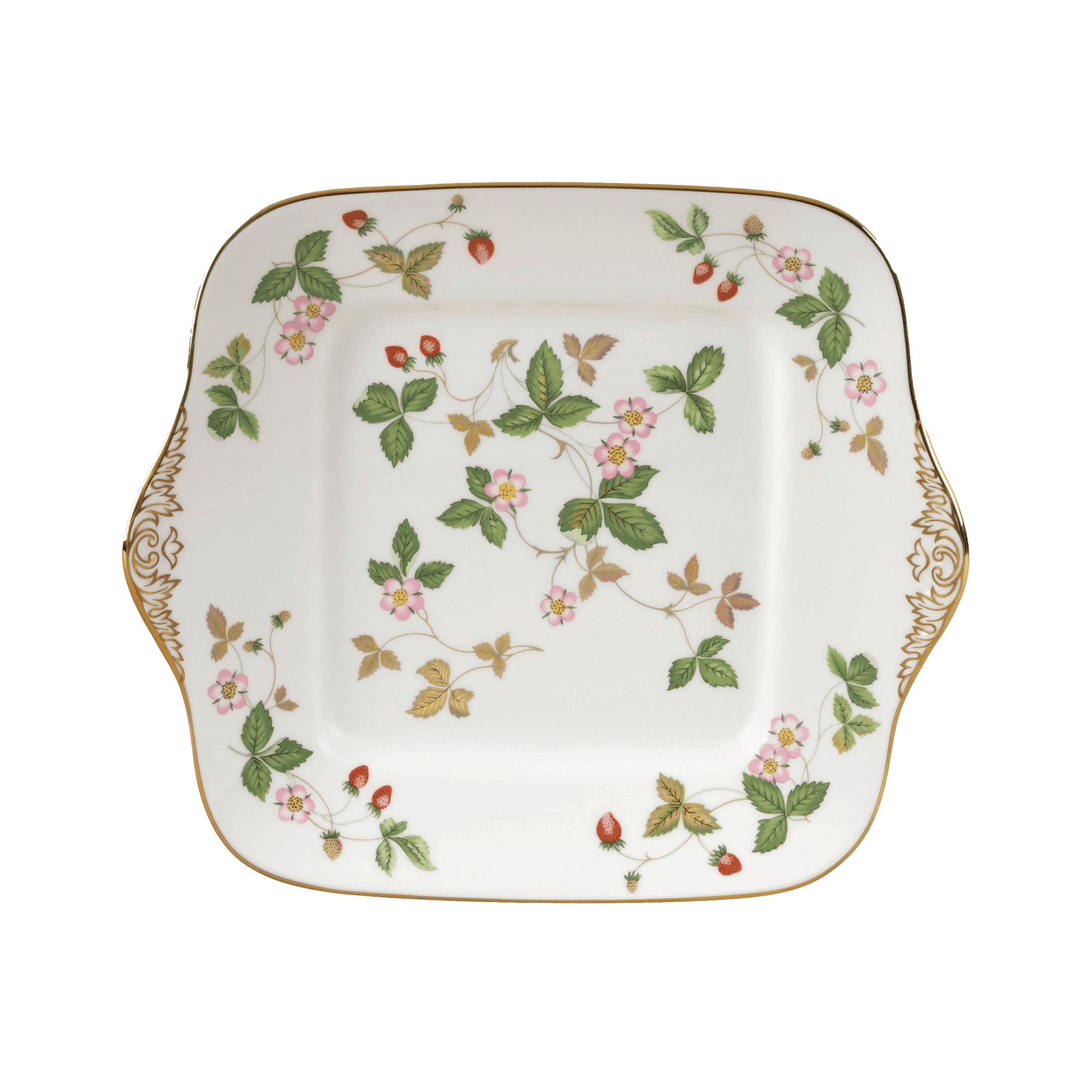Wild Strawberry Cake Plate