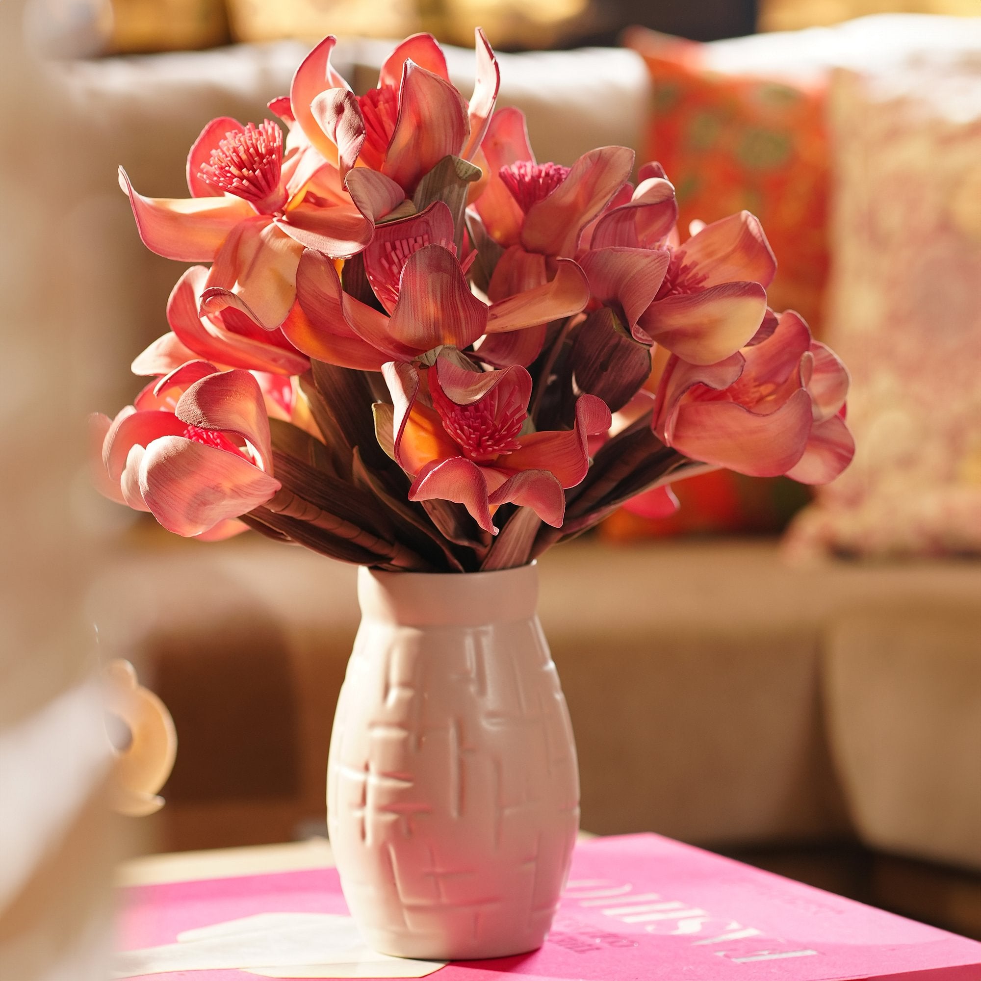 Geometric Vase Light Grey