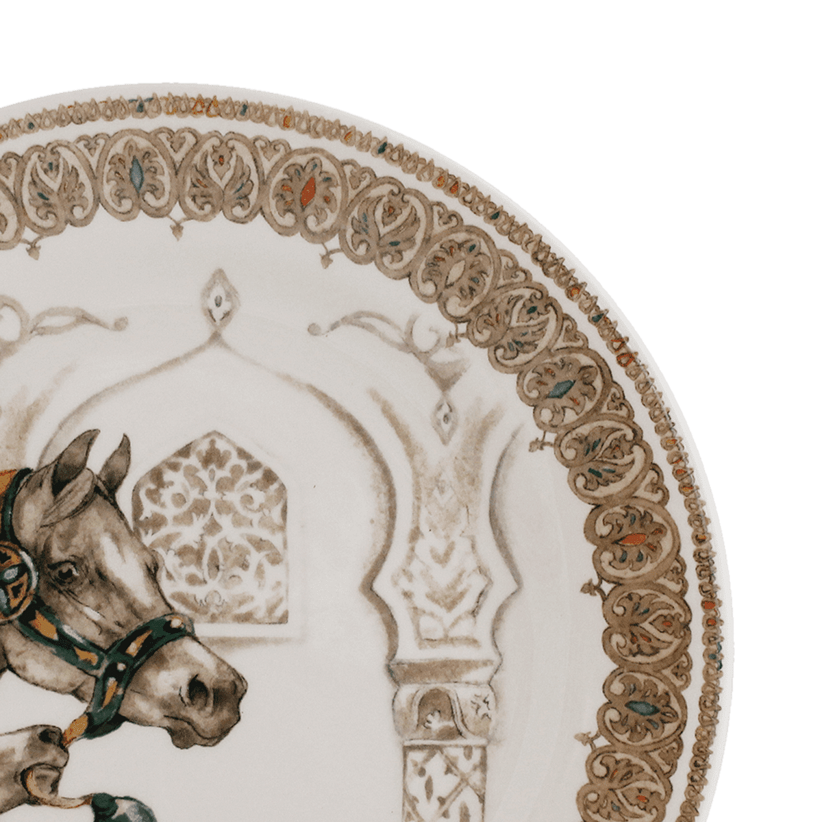 Chevaux Du Vent Mare & Foal Dessert Plate