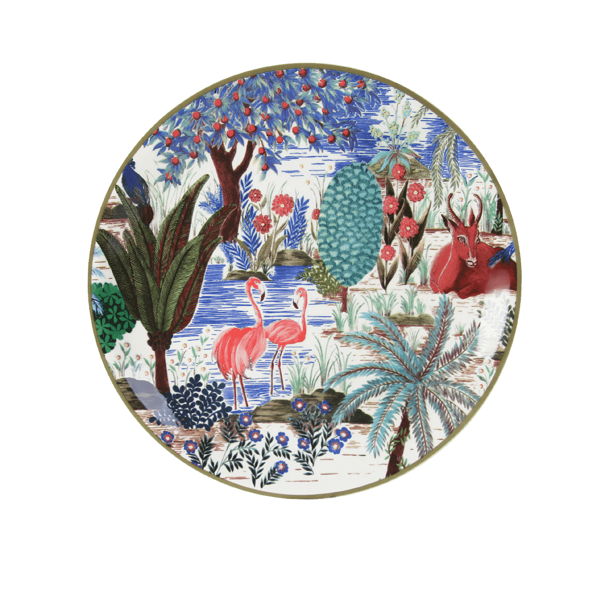 Le Jardin Du Palais Flamingo Canape Plate