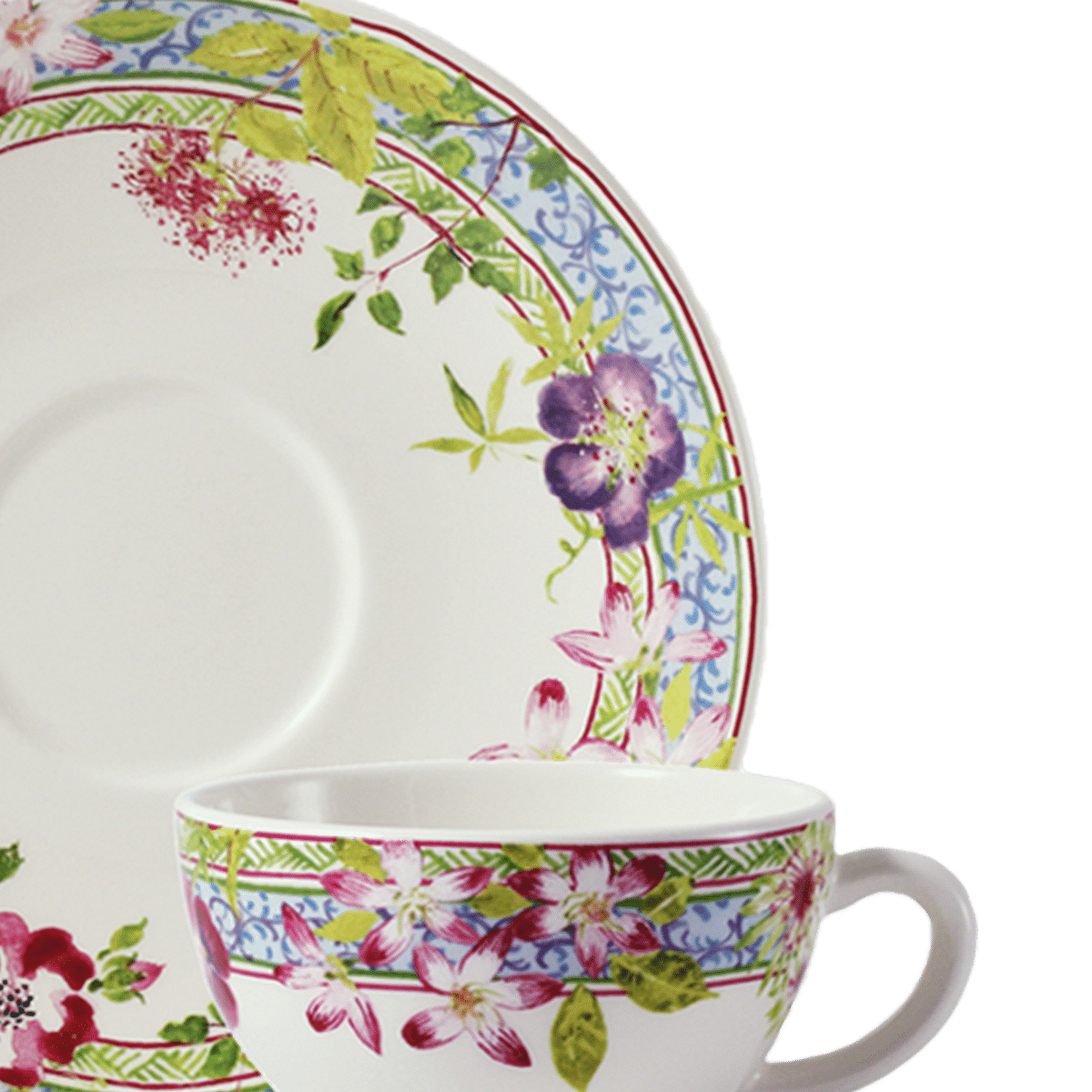 Millefleurs Breakfast Cup & Saucer