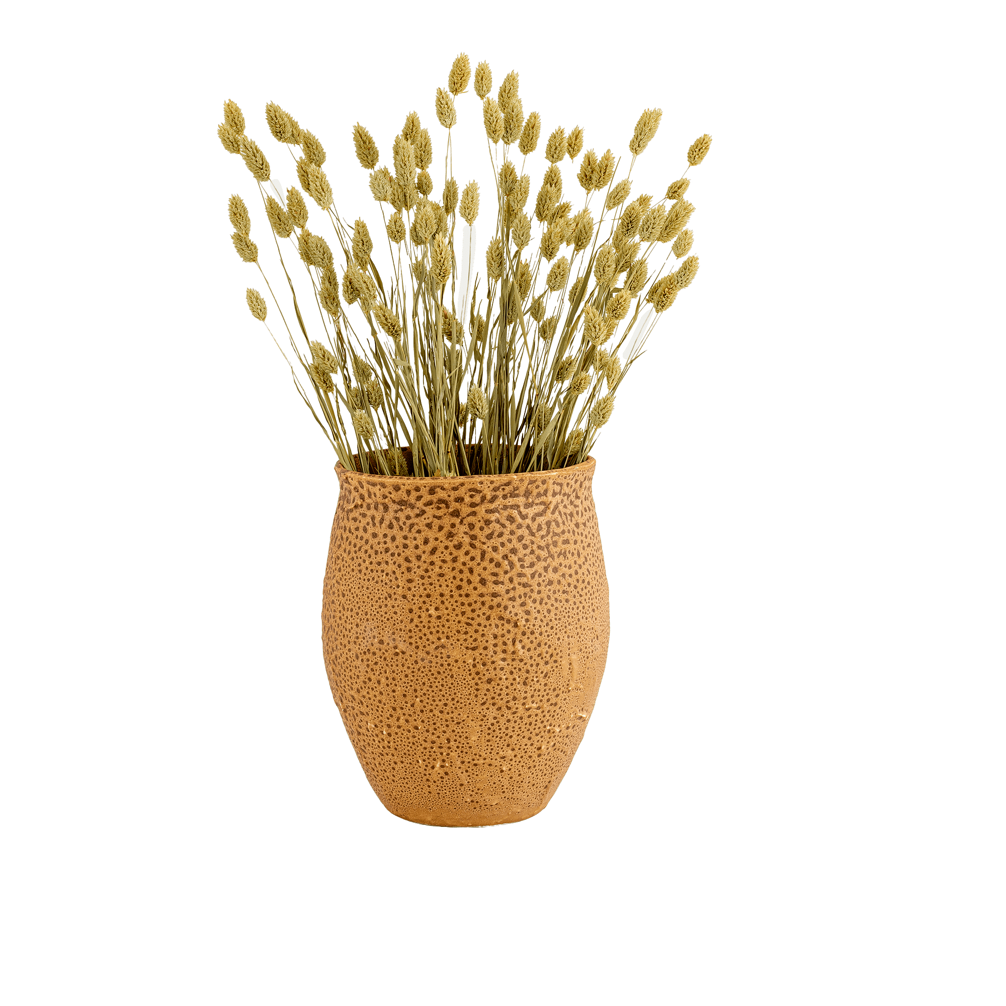Bronzeige Vase Mustard