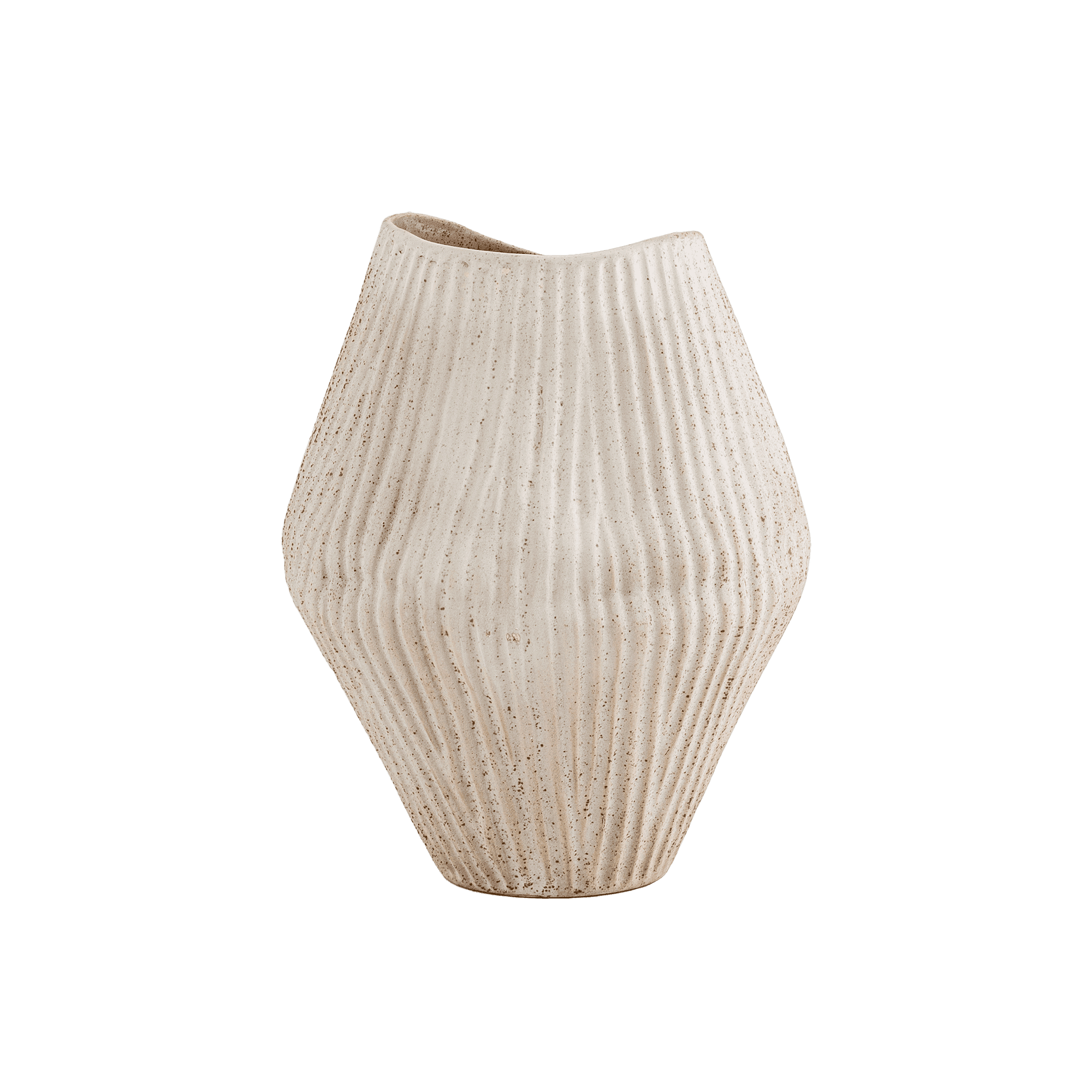 Mud Vase Ribbed