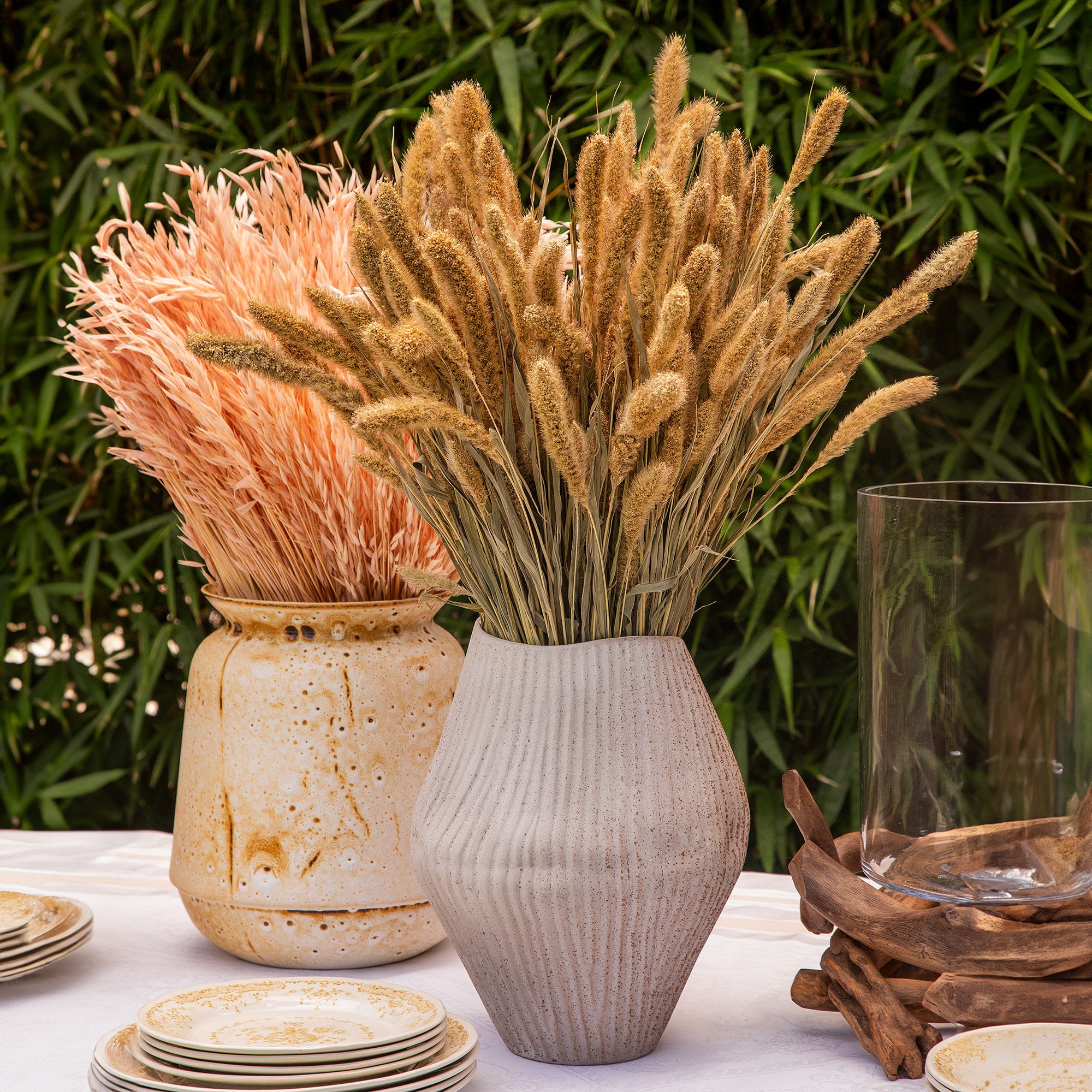 Shade of Spring Vase Rustic