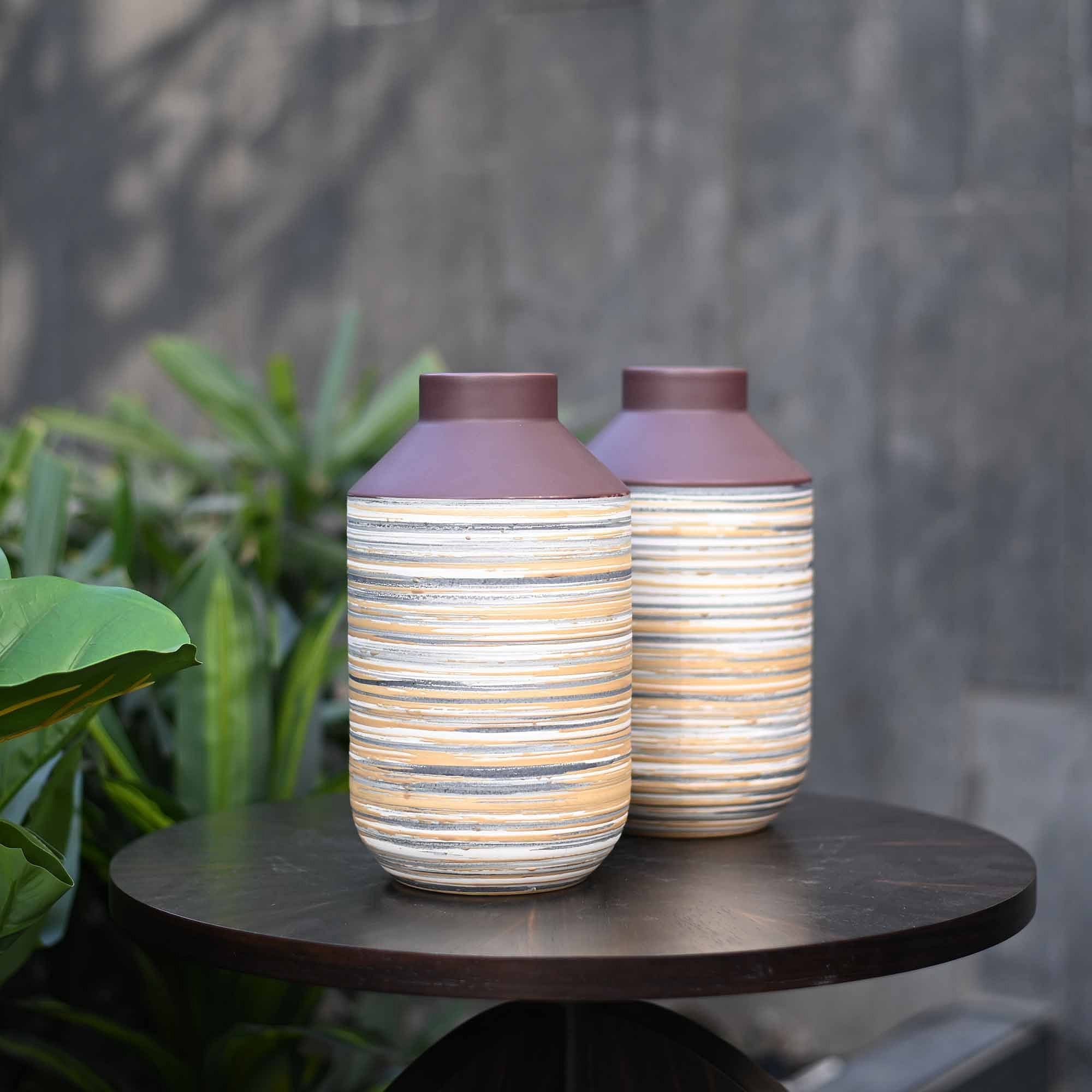 Dawn Vase Brown