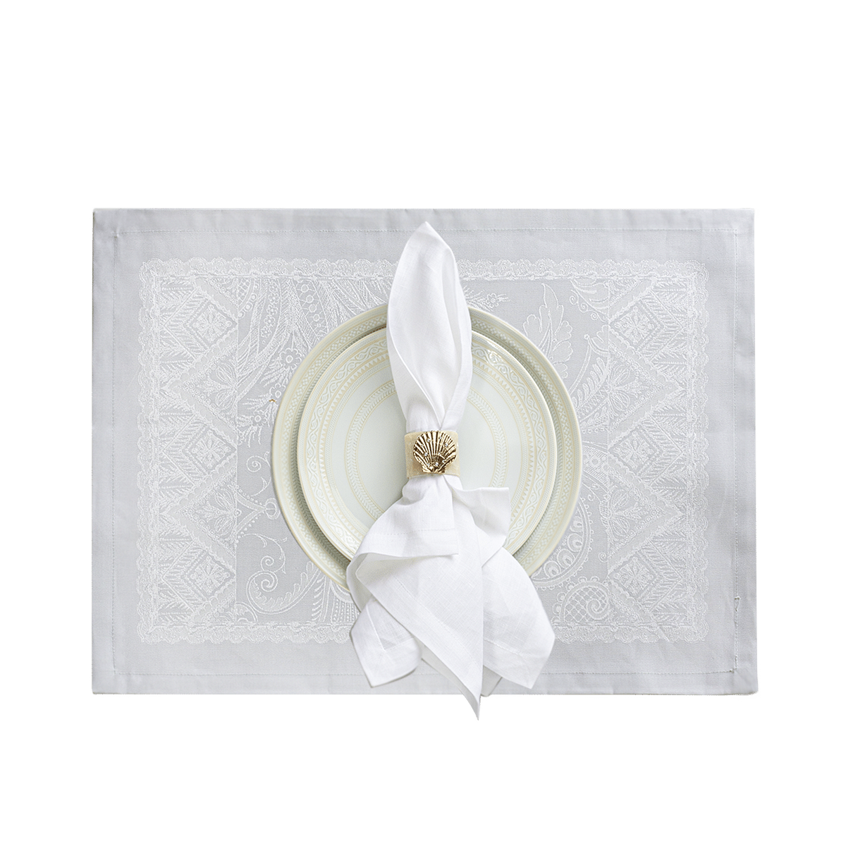 Grace Bicoloures Perle Cotton Jaquard Placemat