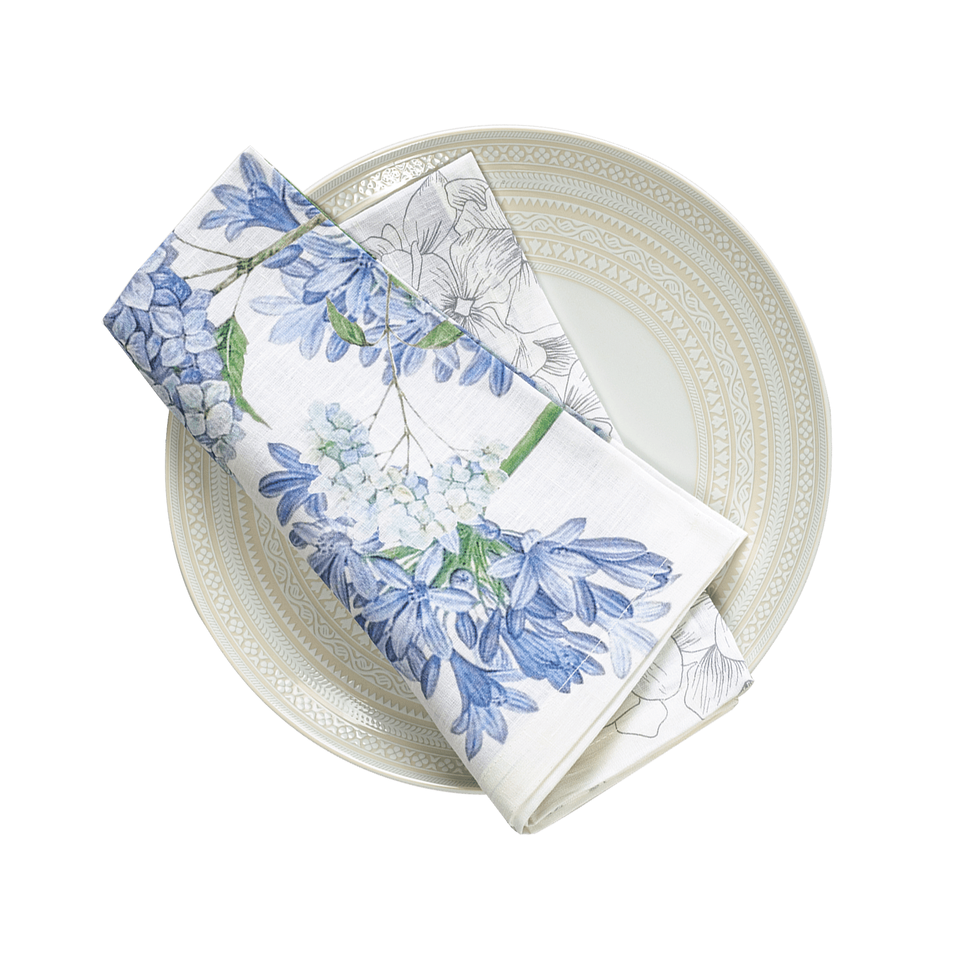 Jardin De Bretagne Bleu Napkin