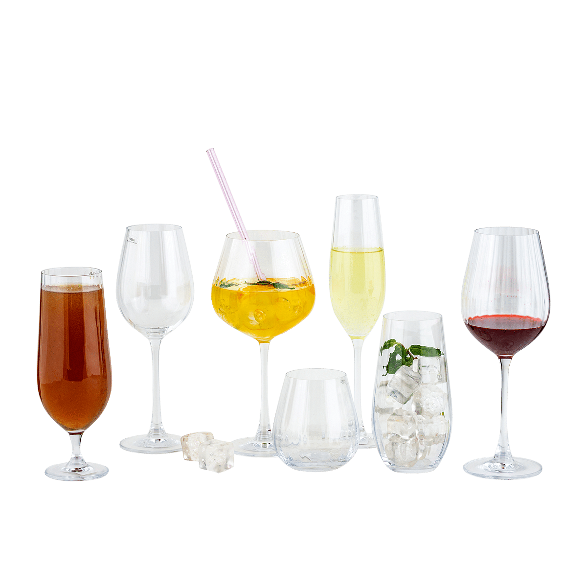 Columbia Optic White Wine Glass