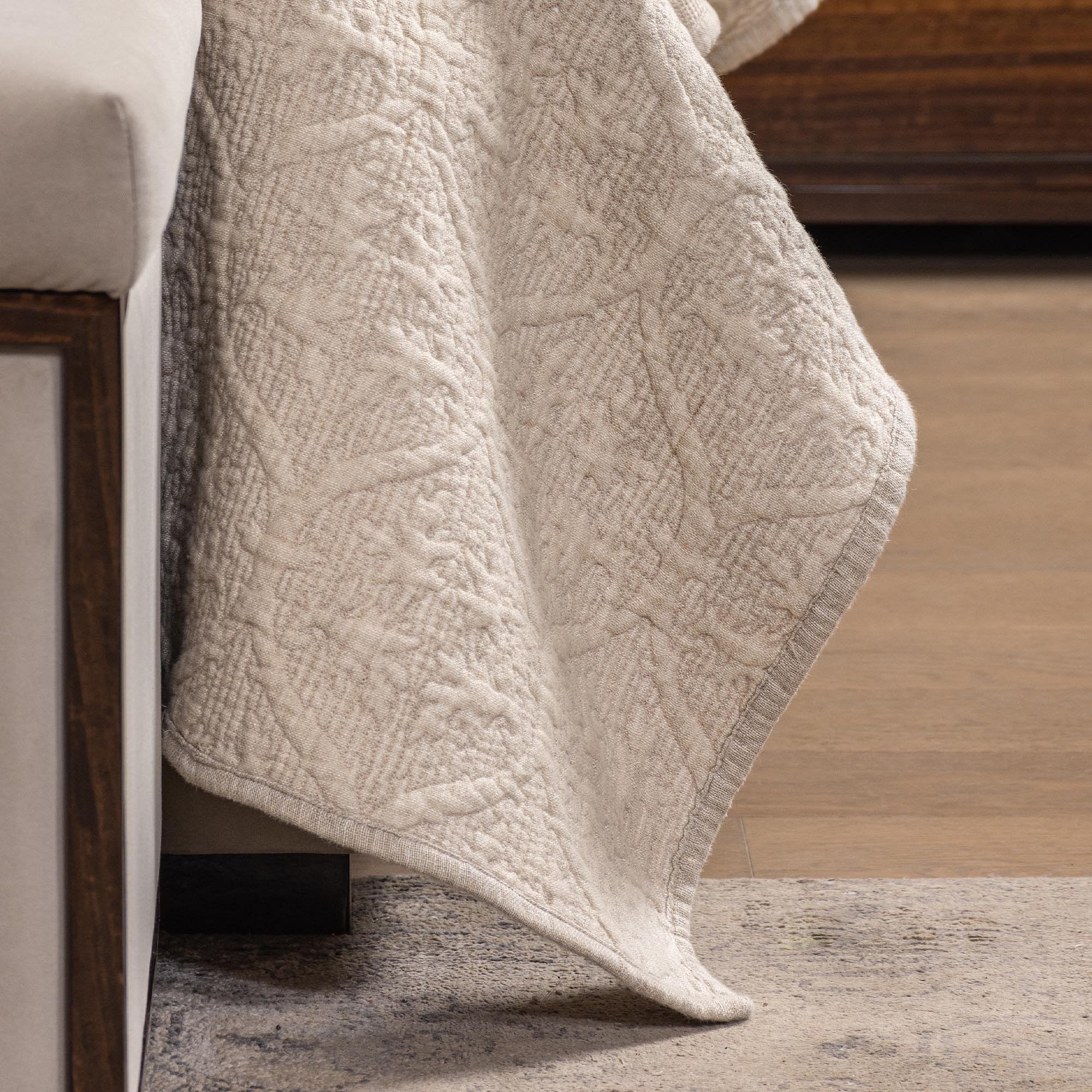Savona Cotton Linen King Bedspread