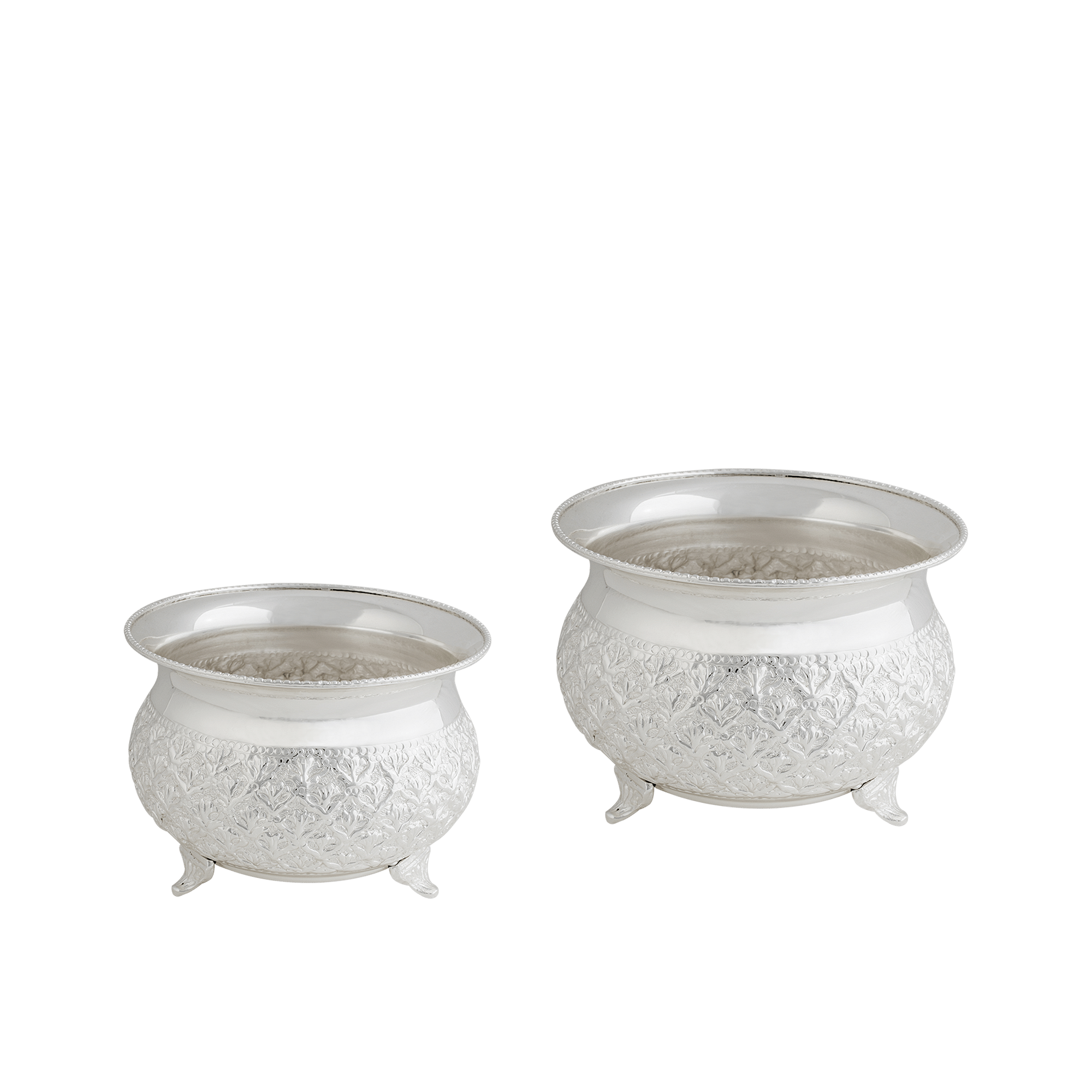 Baroque Centerpiece Bowl Silver