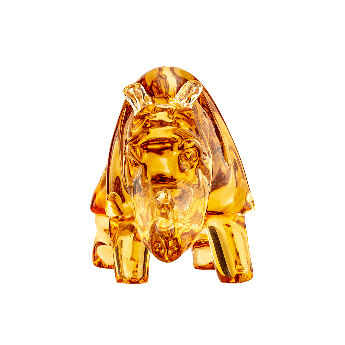 Murano Amber Rhino