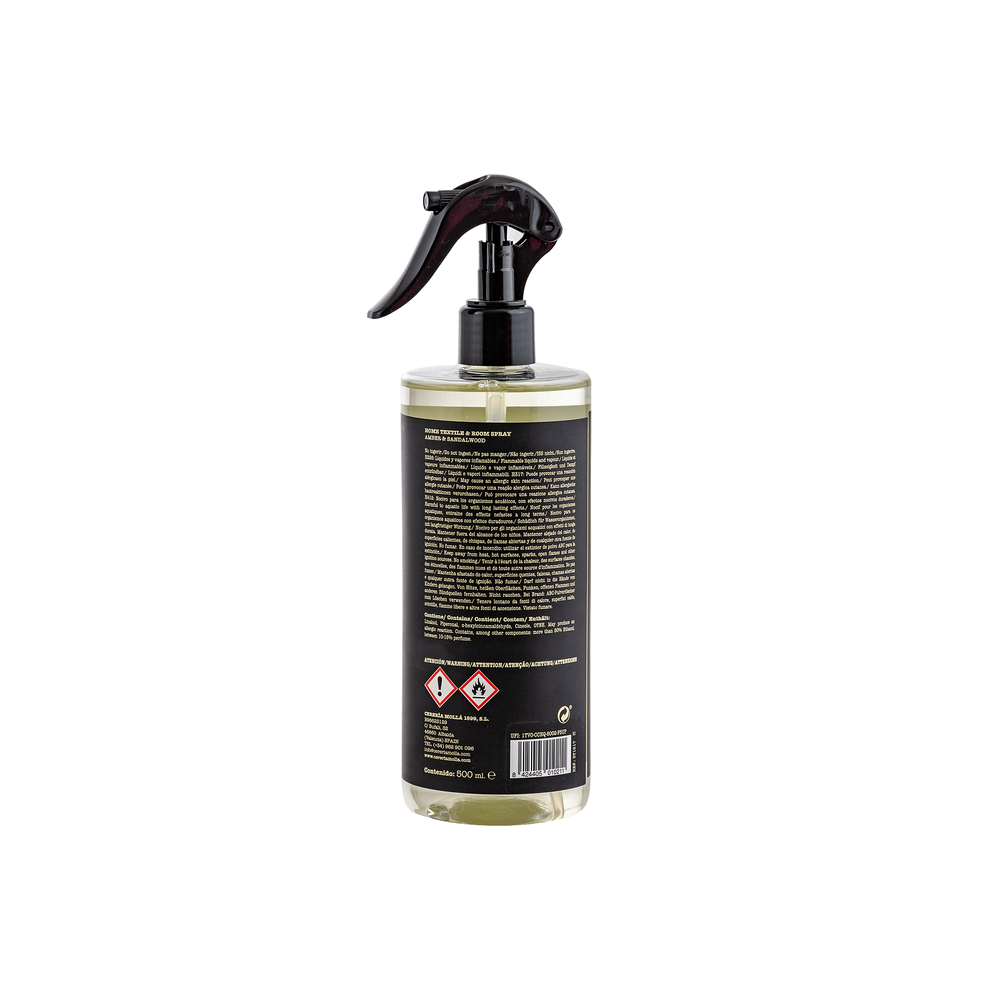 Amber & Sandalwood Room Spray 500 ml