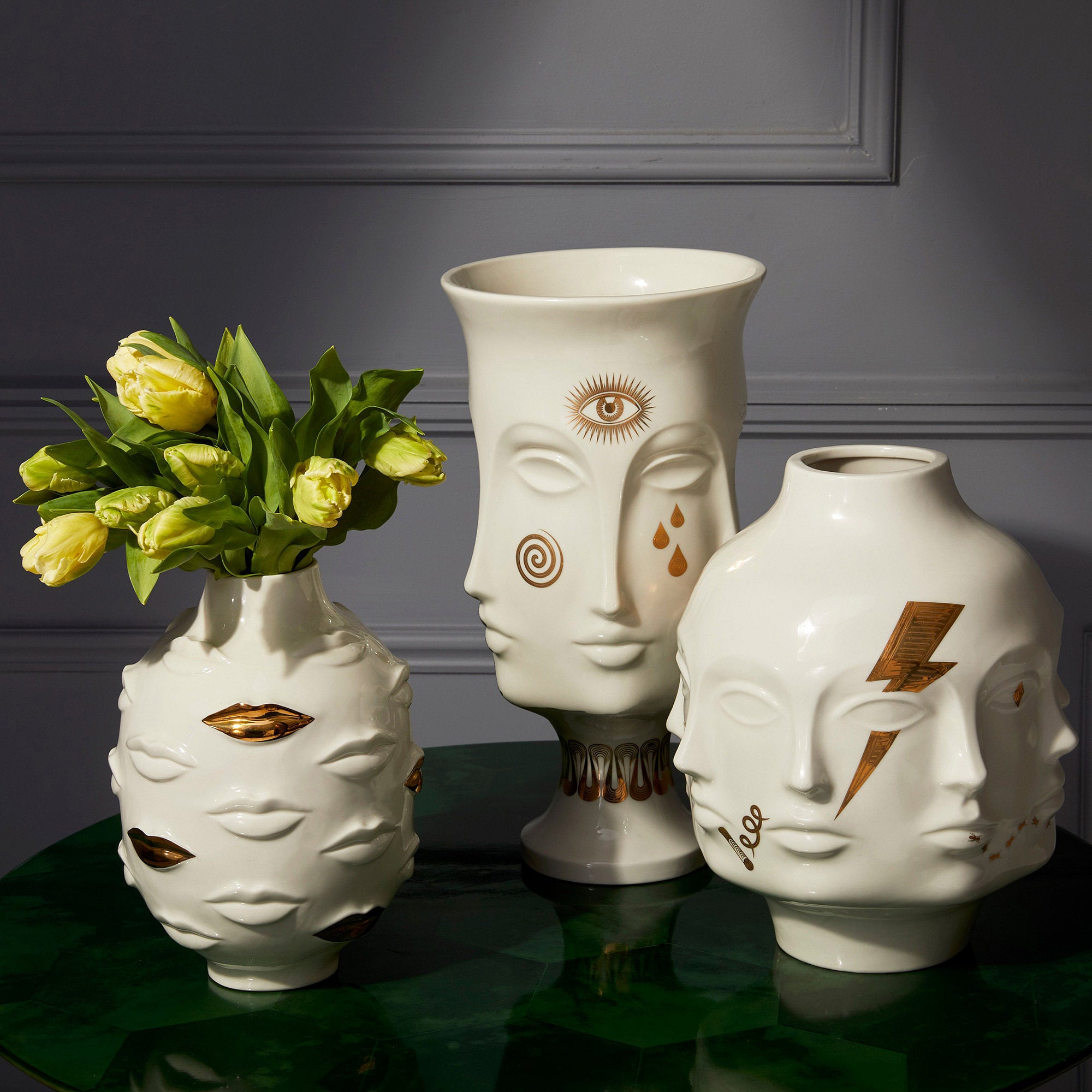 Muse Gilded Dora Maar Vase
