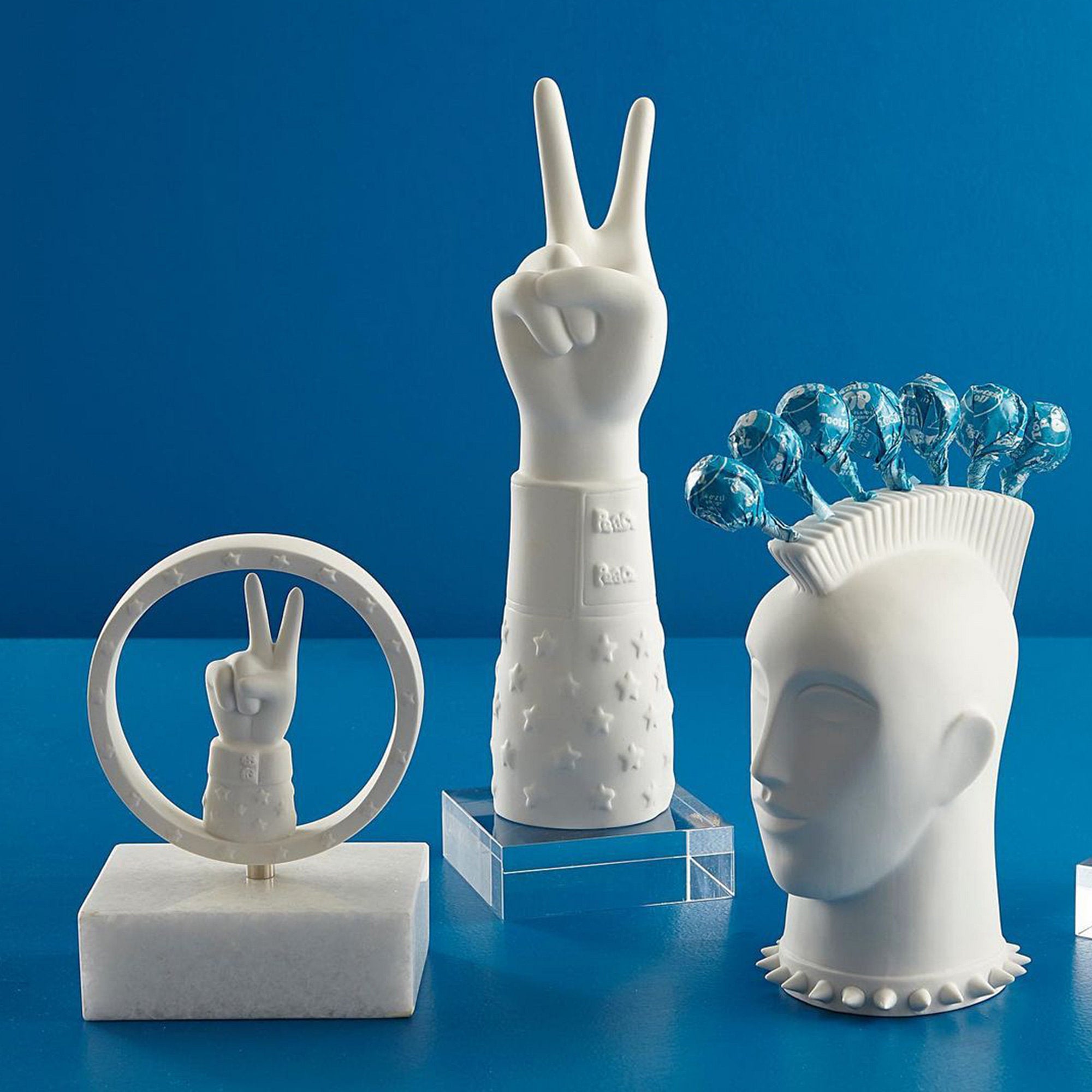 Muse Gilded Mohawk Lollipop Holder