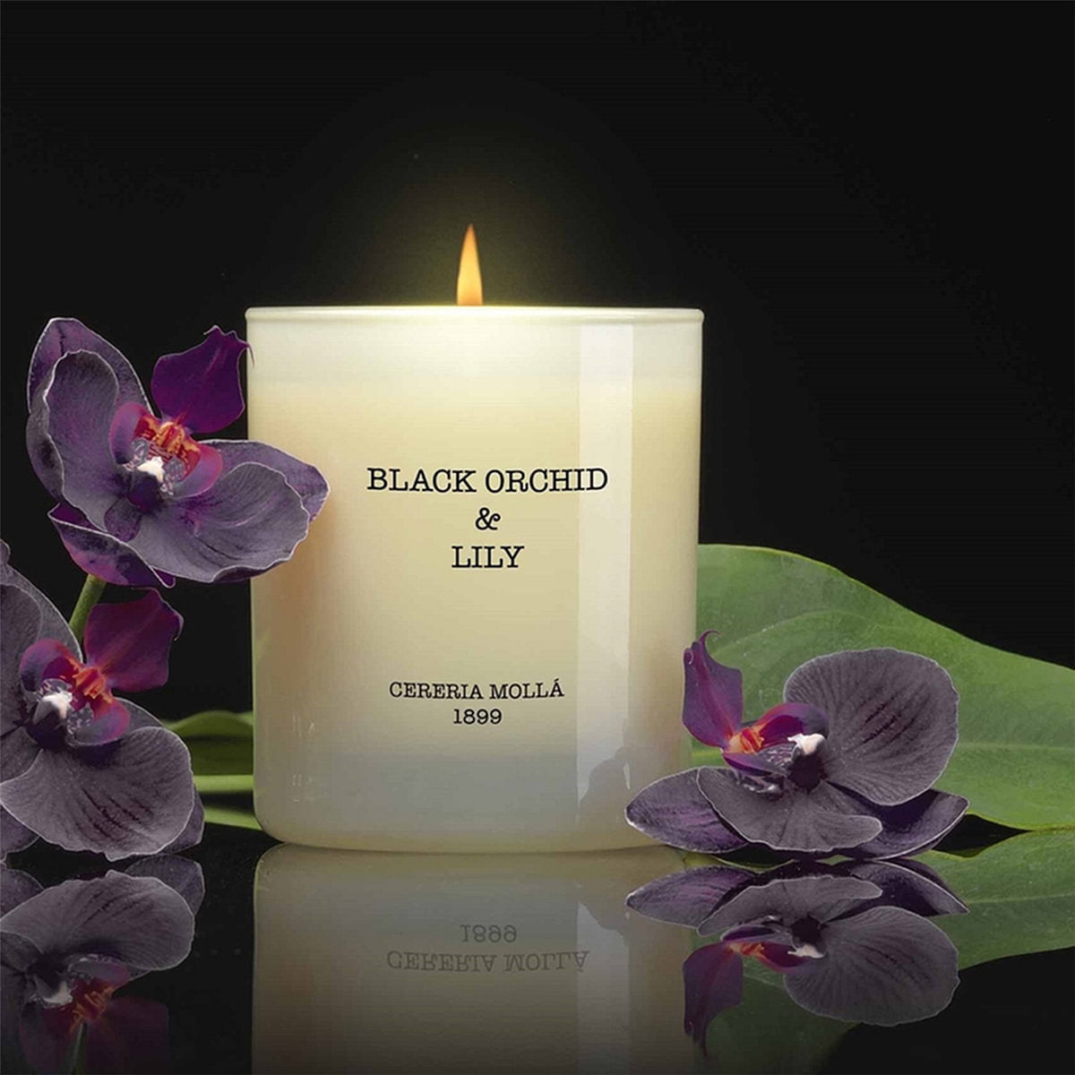 Black Orchid & Lily Scented Candle