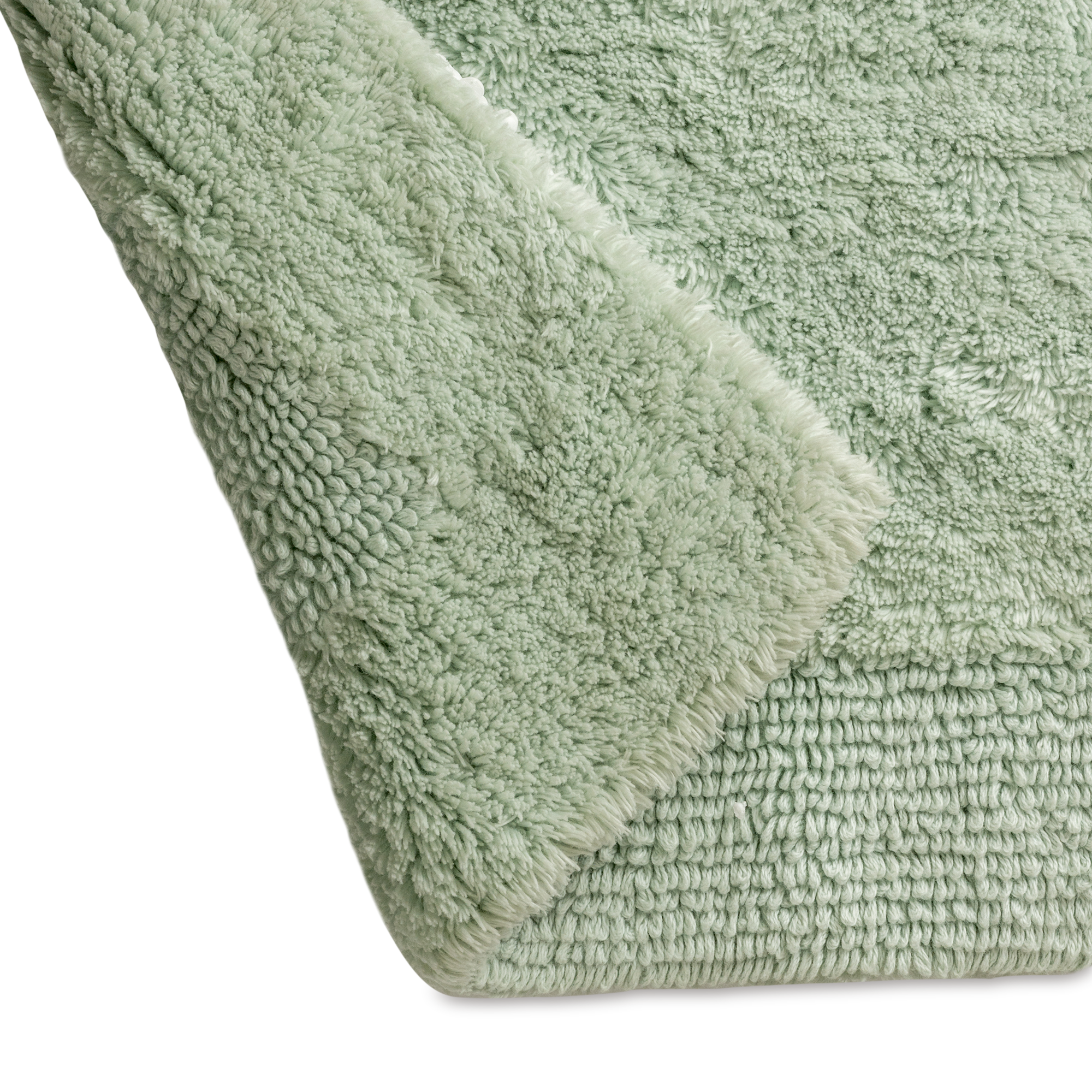 Furrow Reversible 100% Cotton Bath Rug