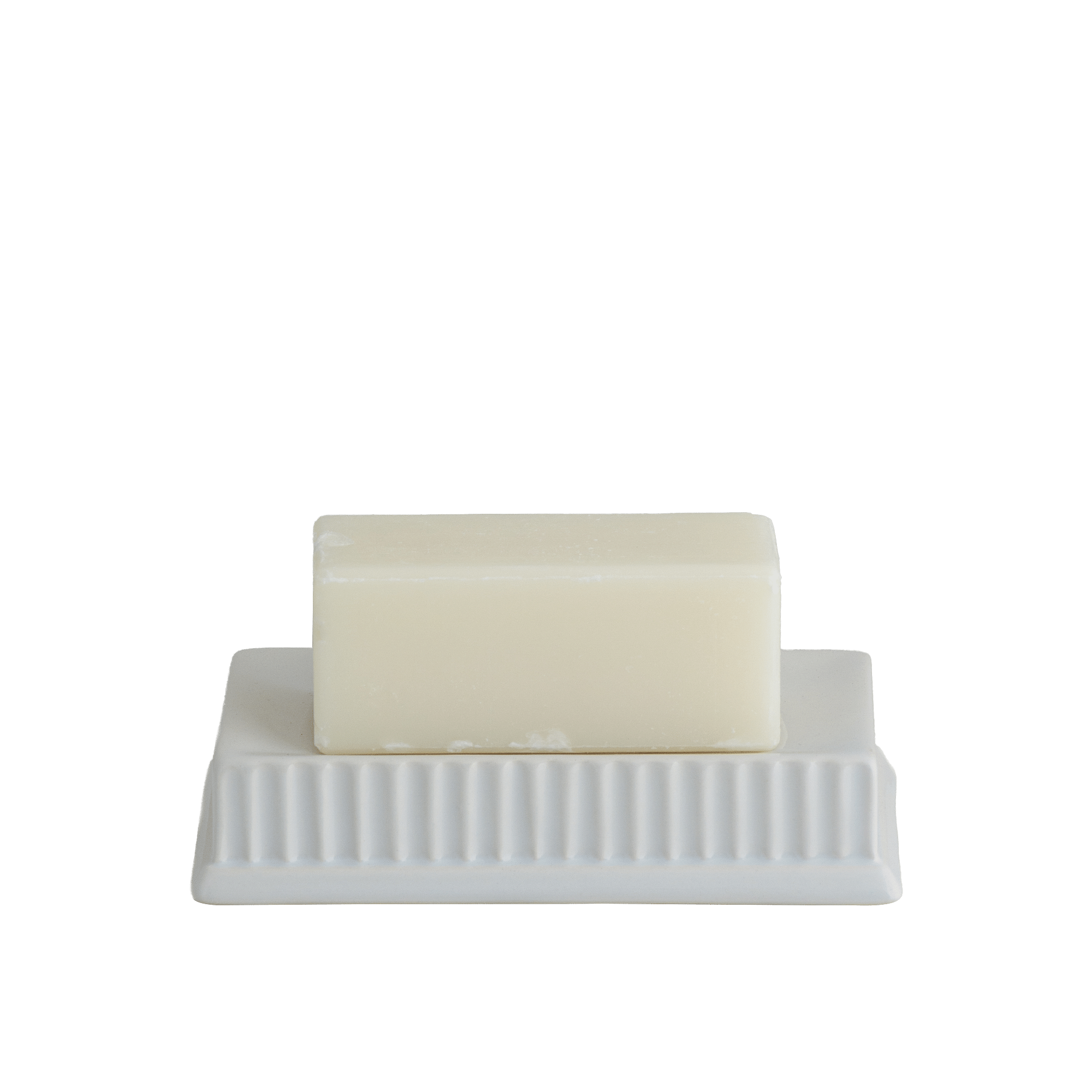 MONOGRAM WHITE SOAP DISH