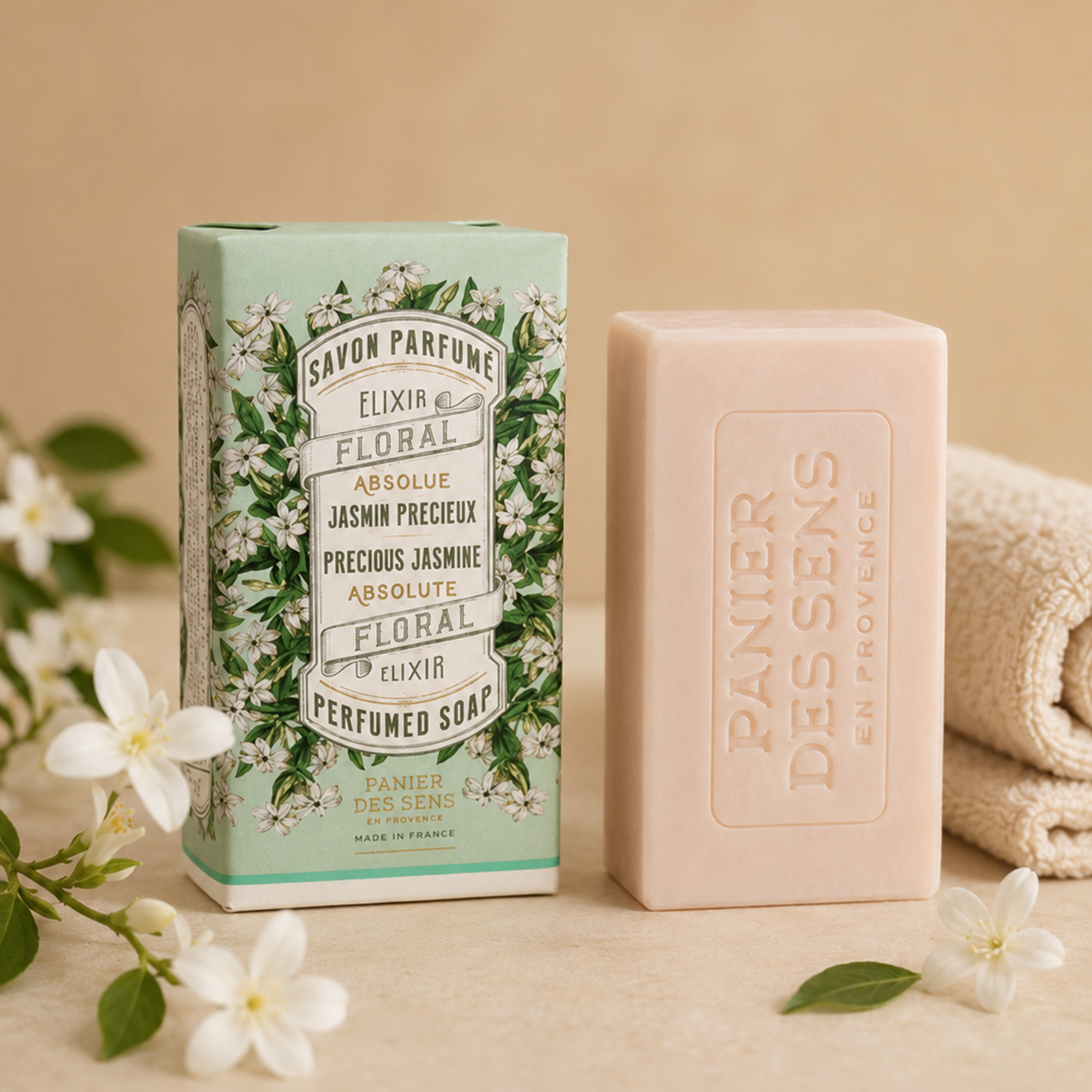 Perfumed solid soap - Precious Jasmine 150gm