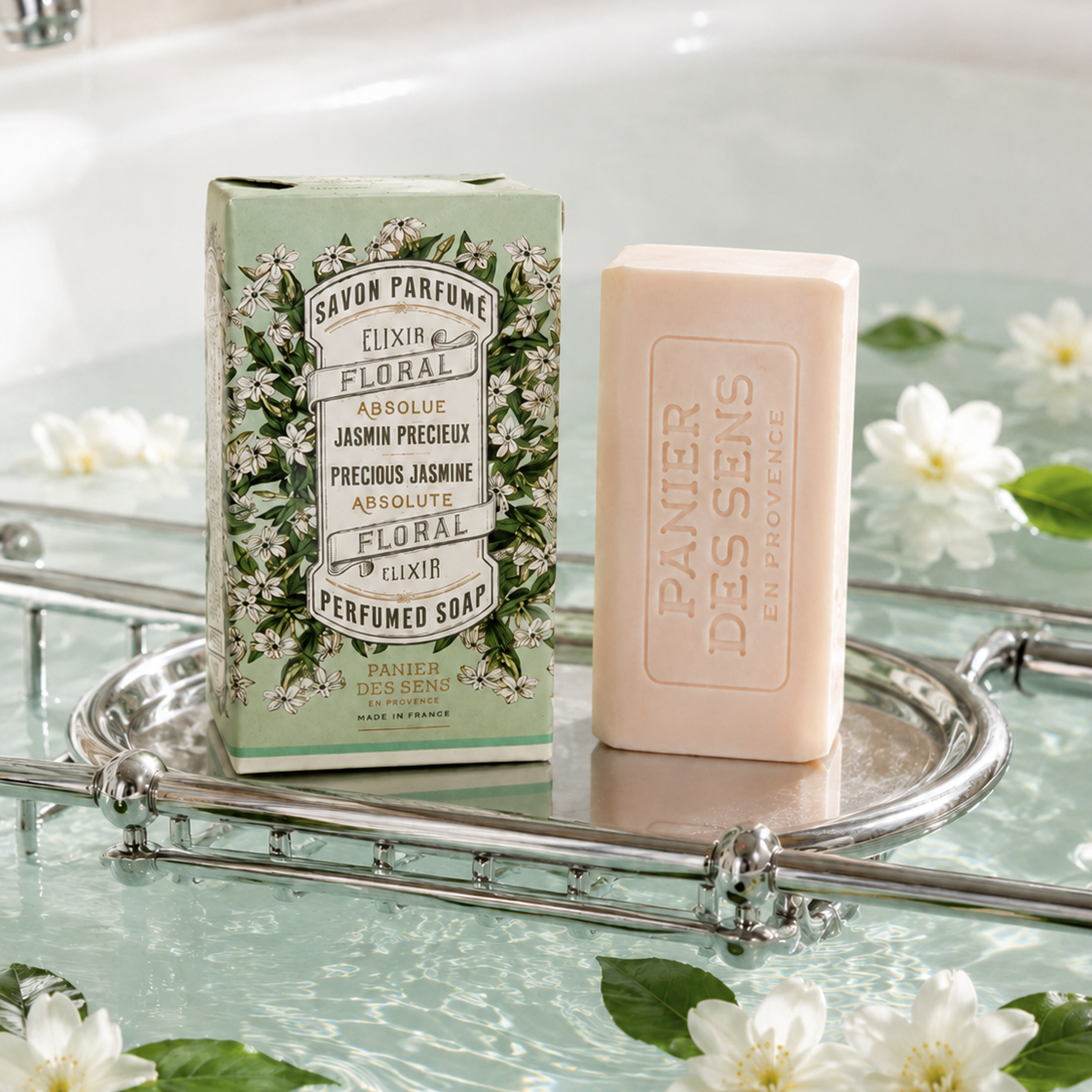 Perfumed solid soap - Precious Jasmine 150gm