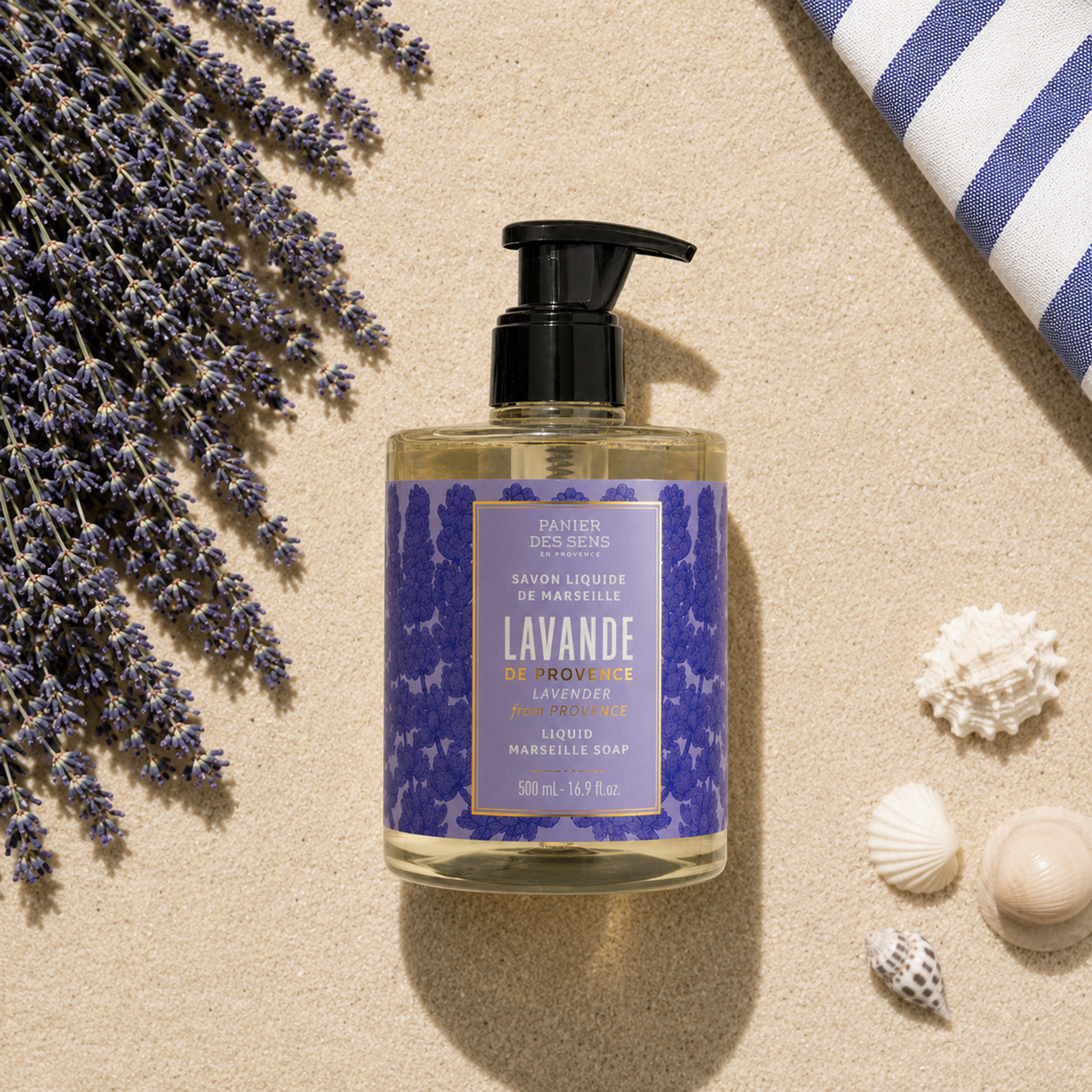 Liquid Marseille Soap - Soothing Lavender 500ml