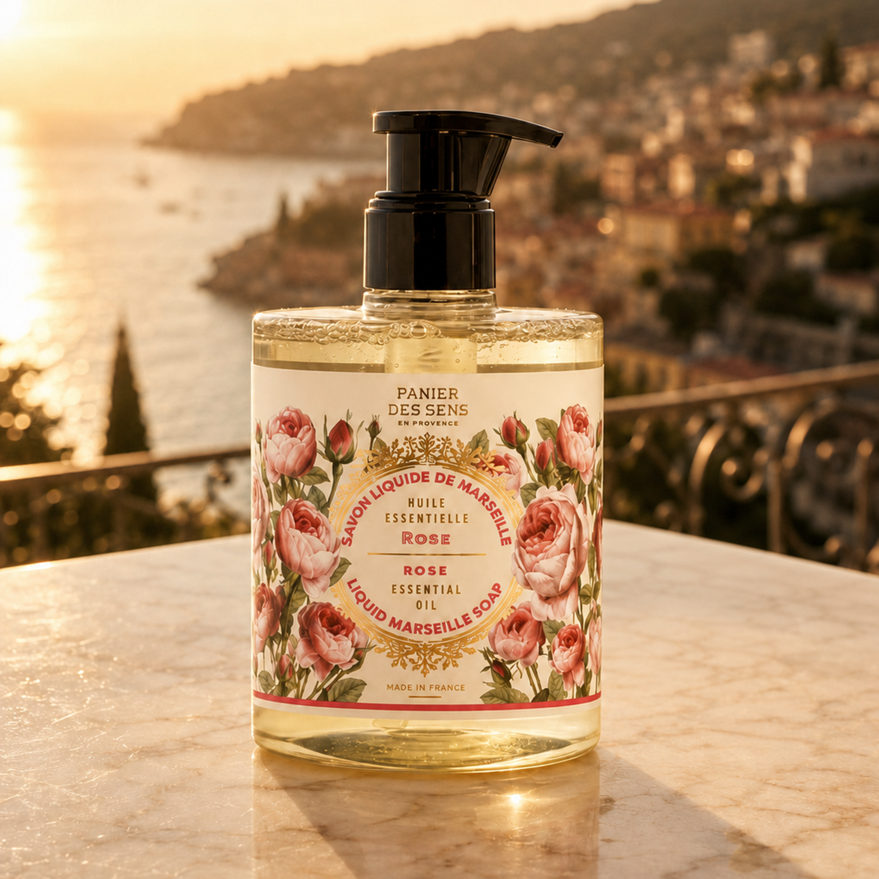 Liquid Marseille Soap - Enchanting Rose 500ml