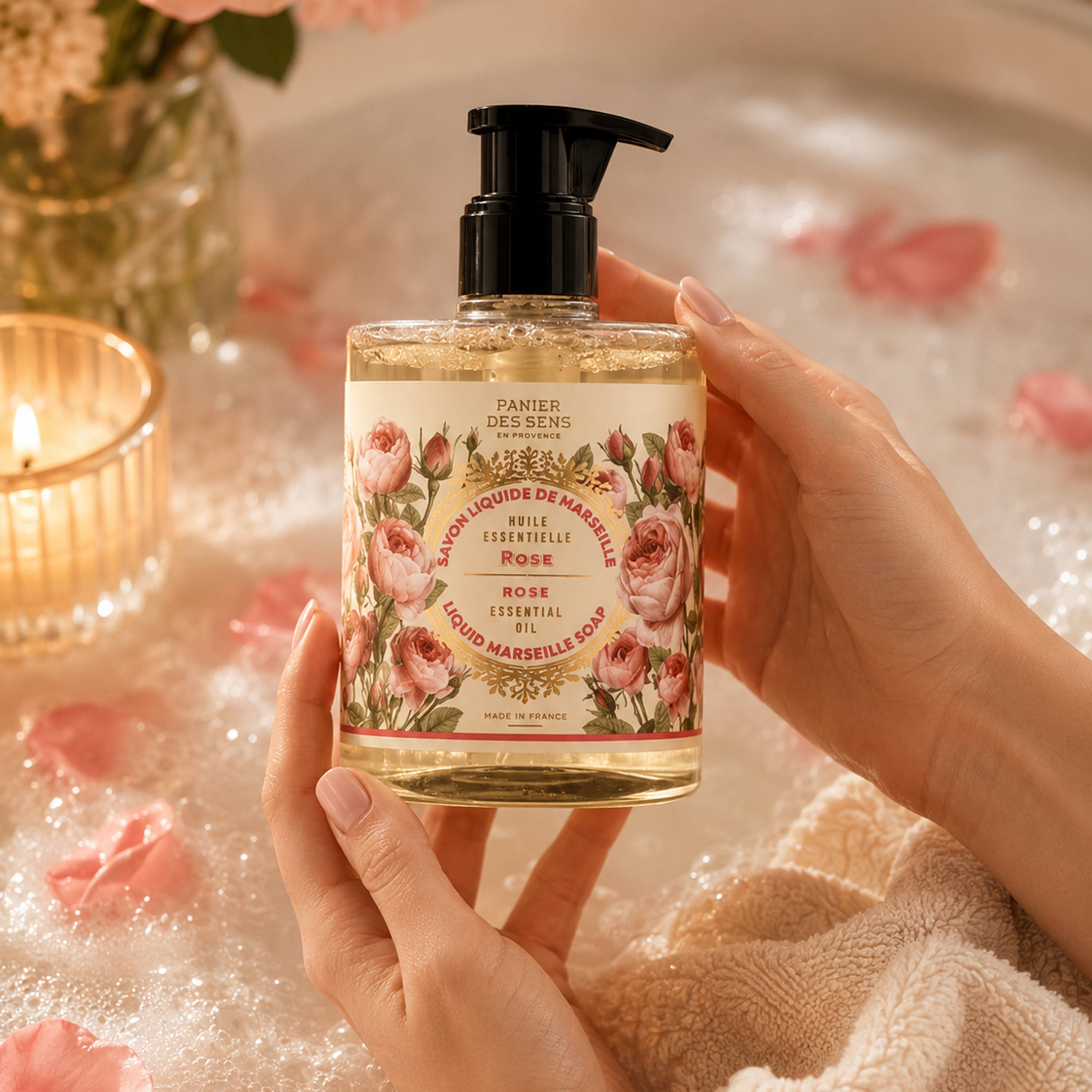 Liquid Marseille Soap - Enchanting Rose 500ml