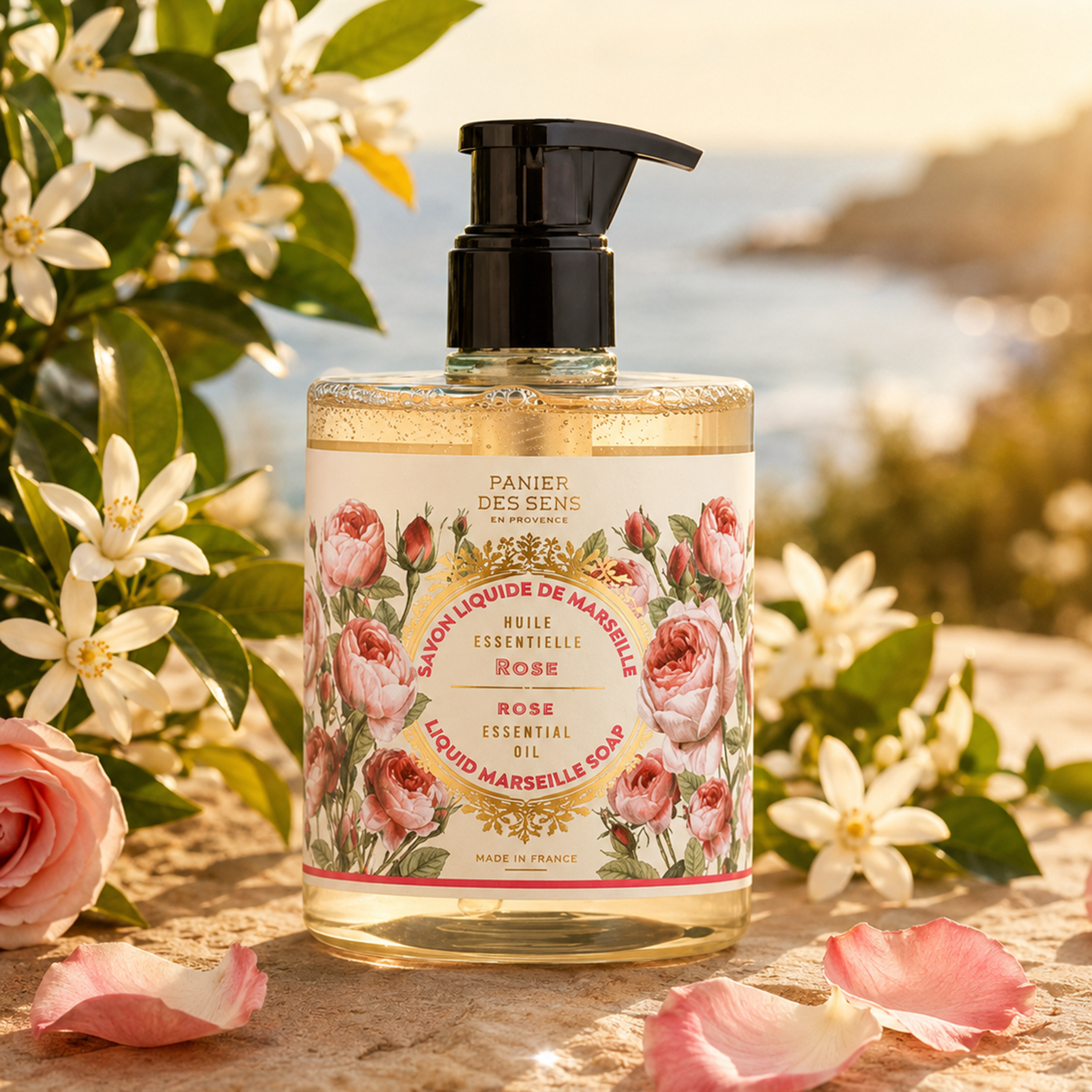 Liquid Marseille Soap - Enchanting Rose 500ml