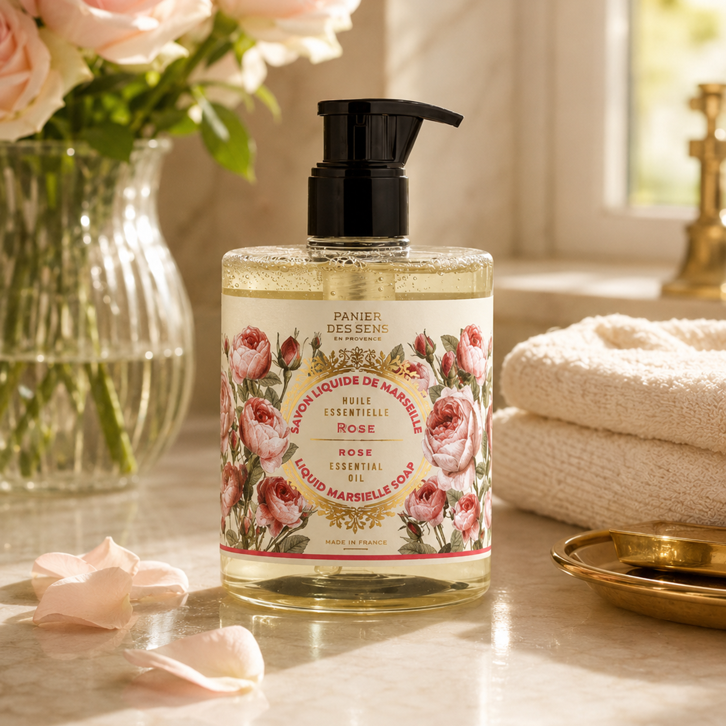 Liquid Marseille Soap - Enchanting Rose 500ml