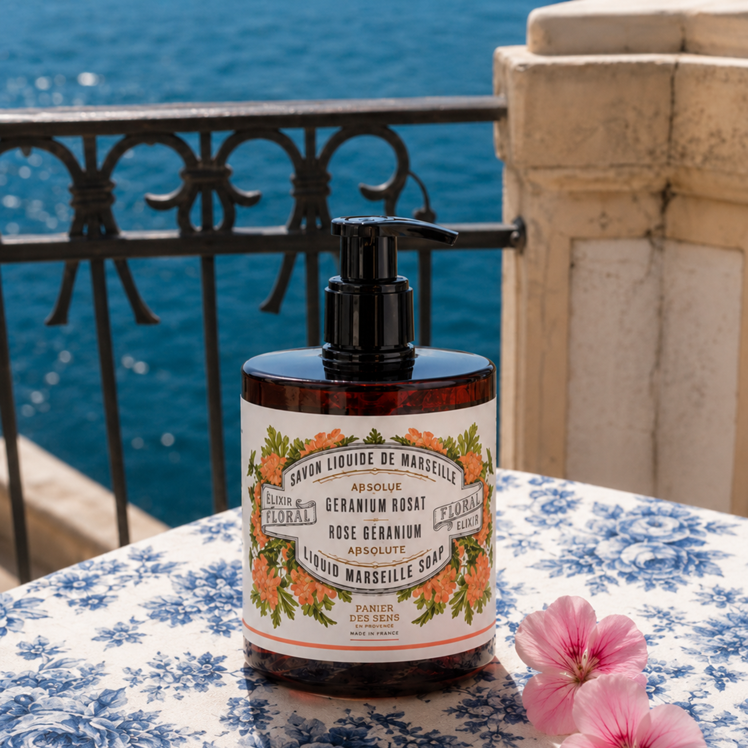 Liquid Marseille Soap - Rose Geranium 500Ml