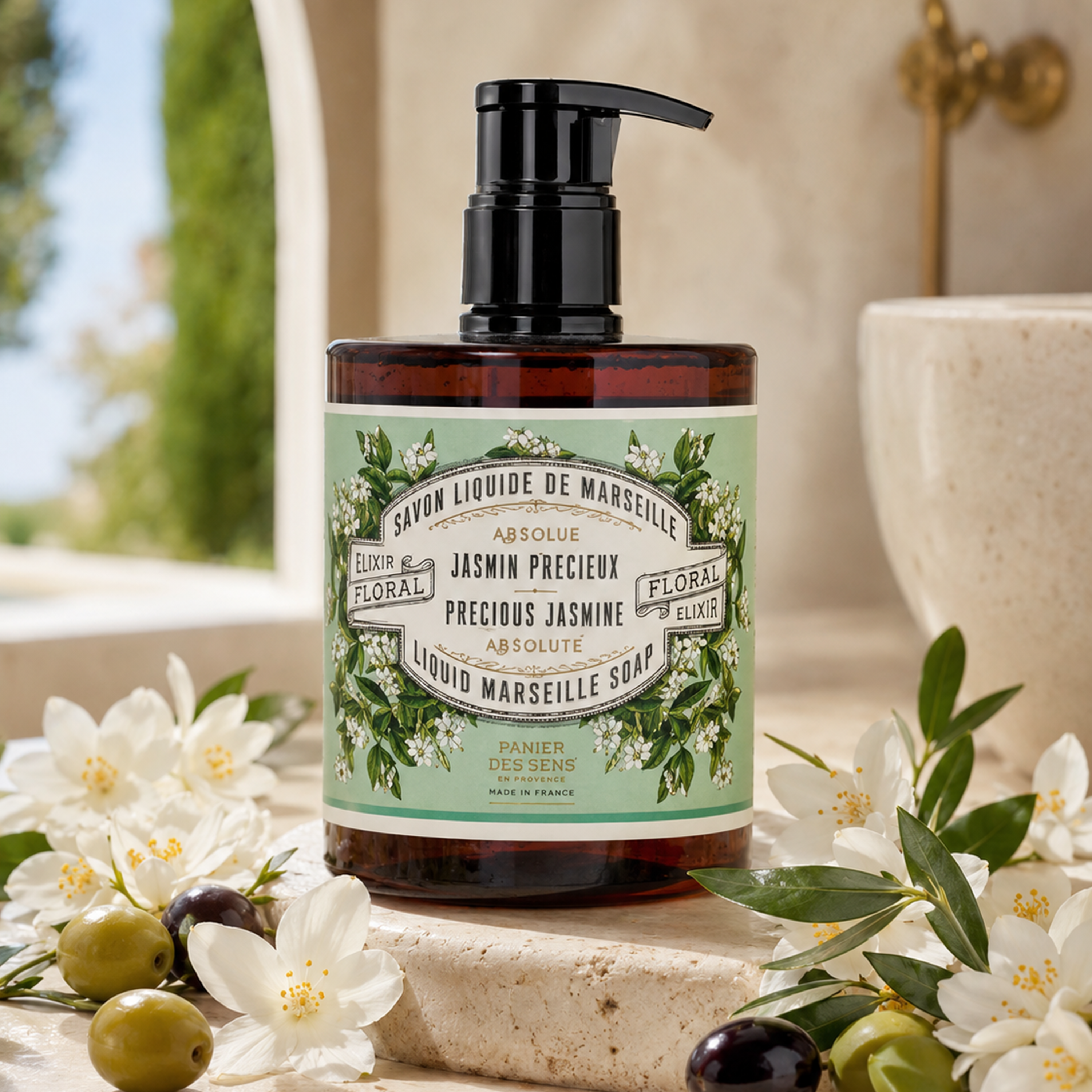 Liquid Marseille Soap - Precious Jasmine 500ml