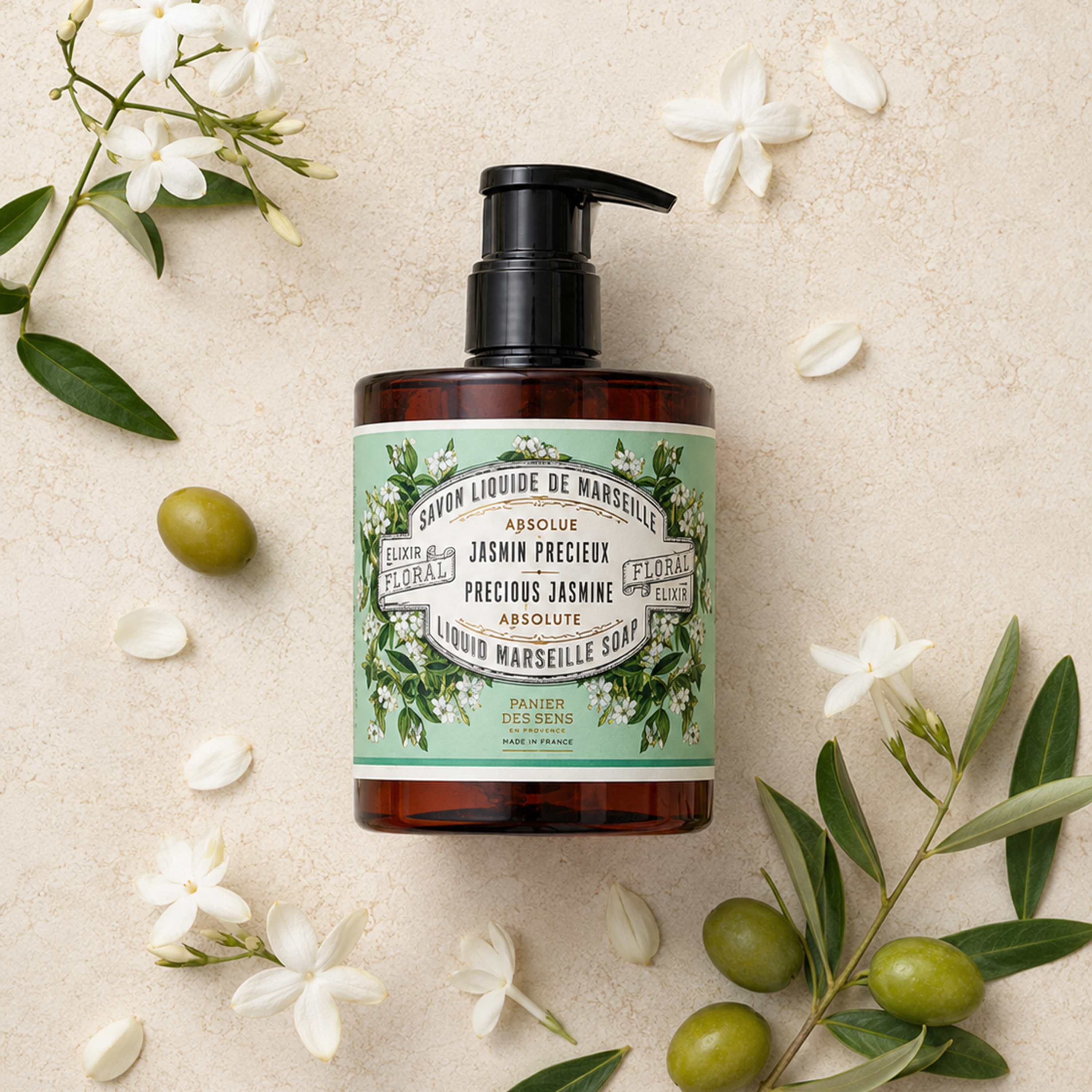 Liquid Marseille Soap - Precious Jasmine 500ml