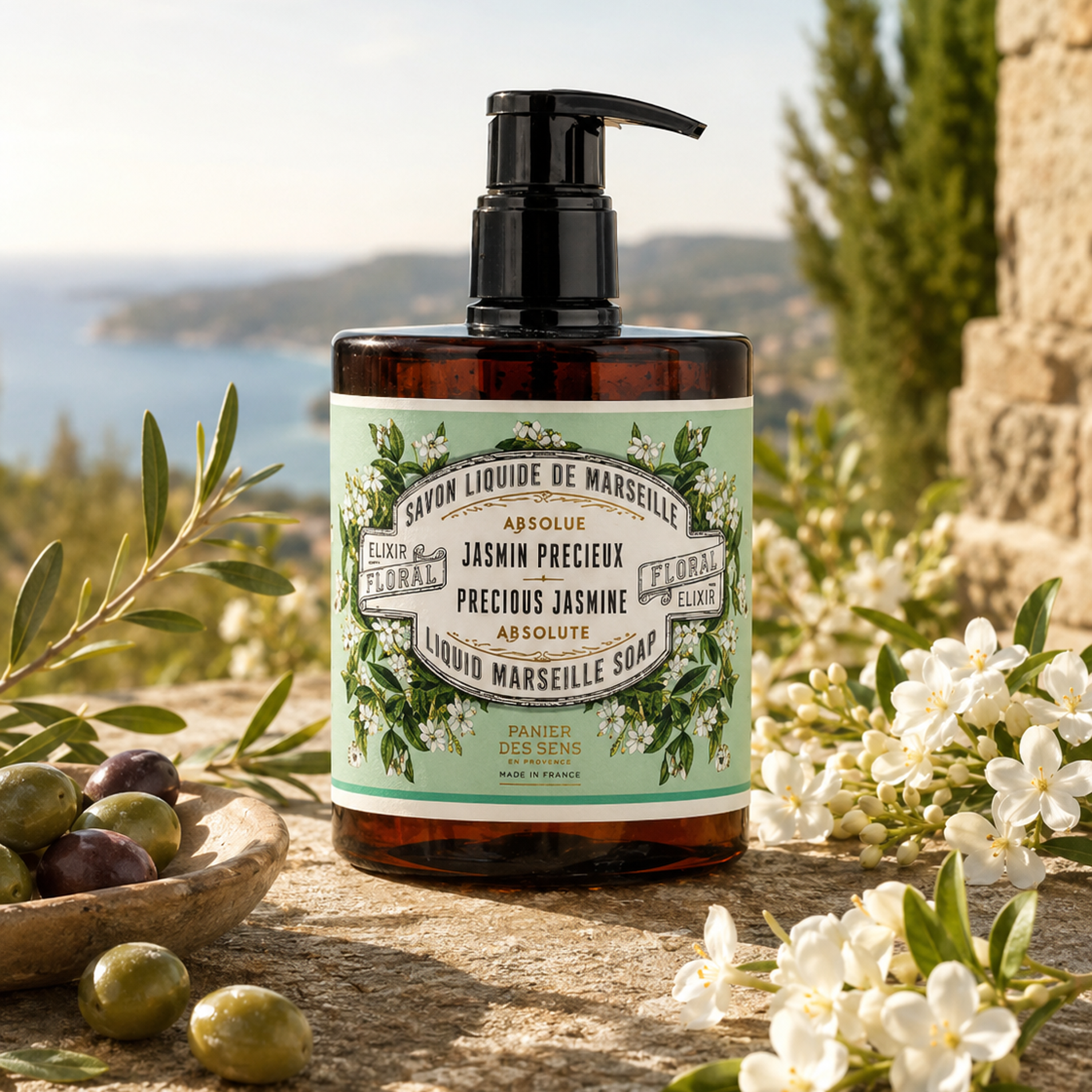 Liquid Marseille Soap - Precious Jasmine 500ml