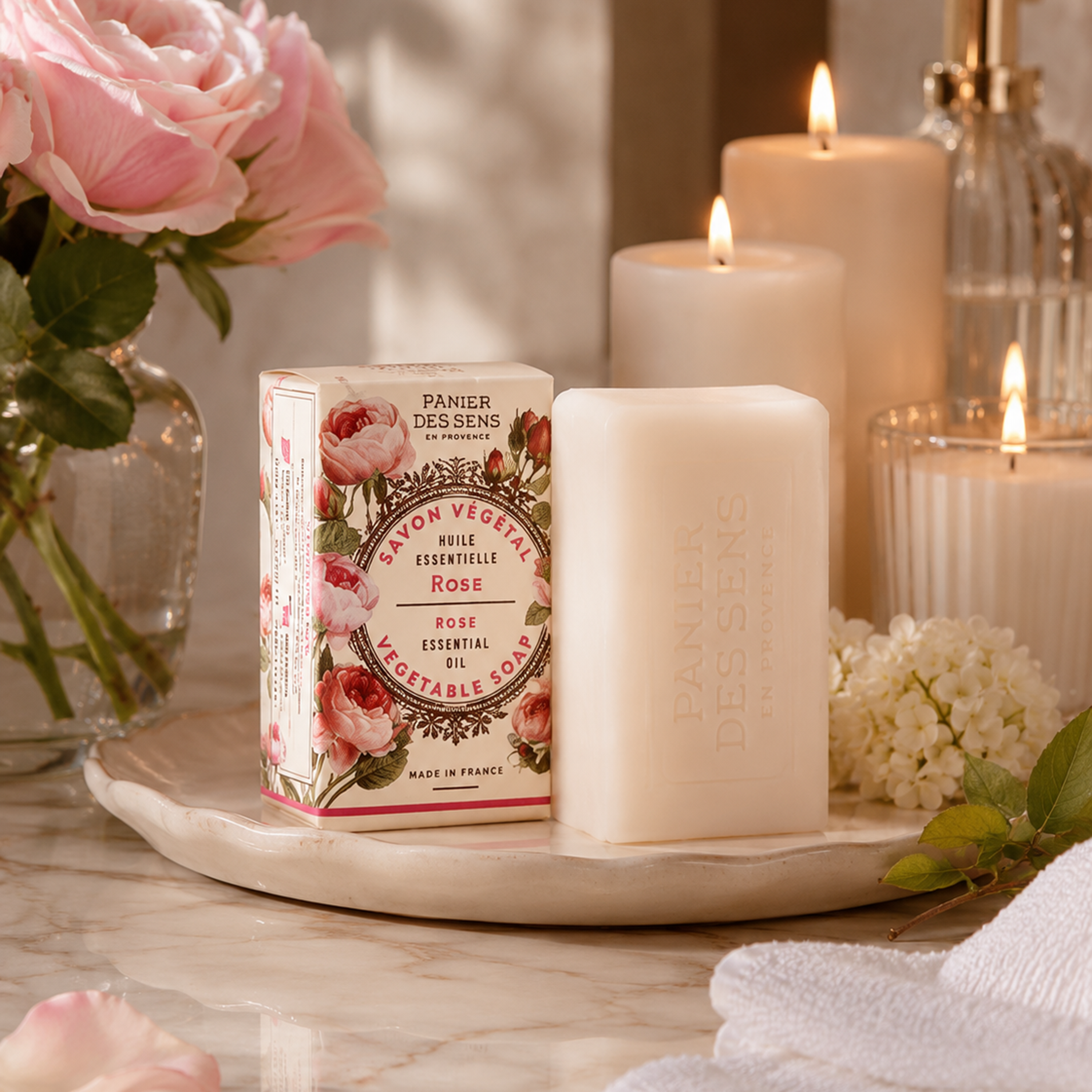 Vegetable solid soap - Enchanting Rose 150gm