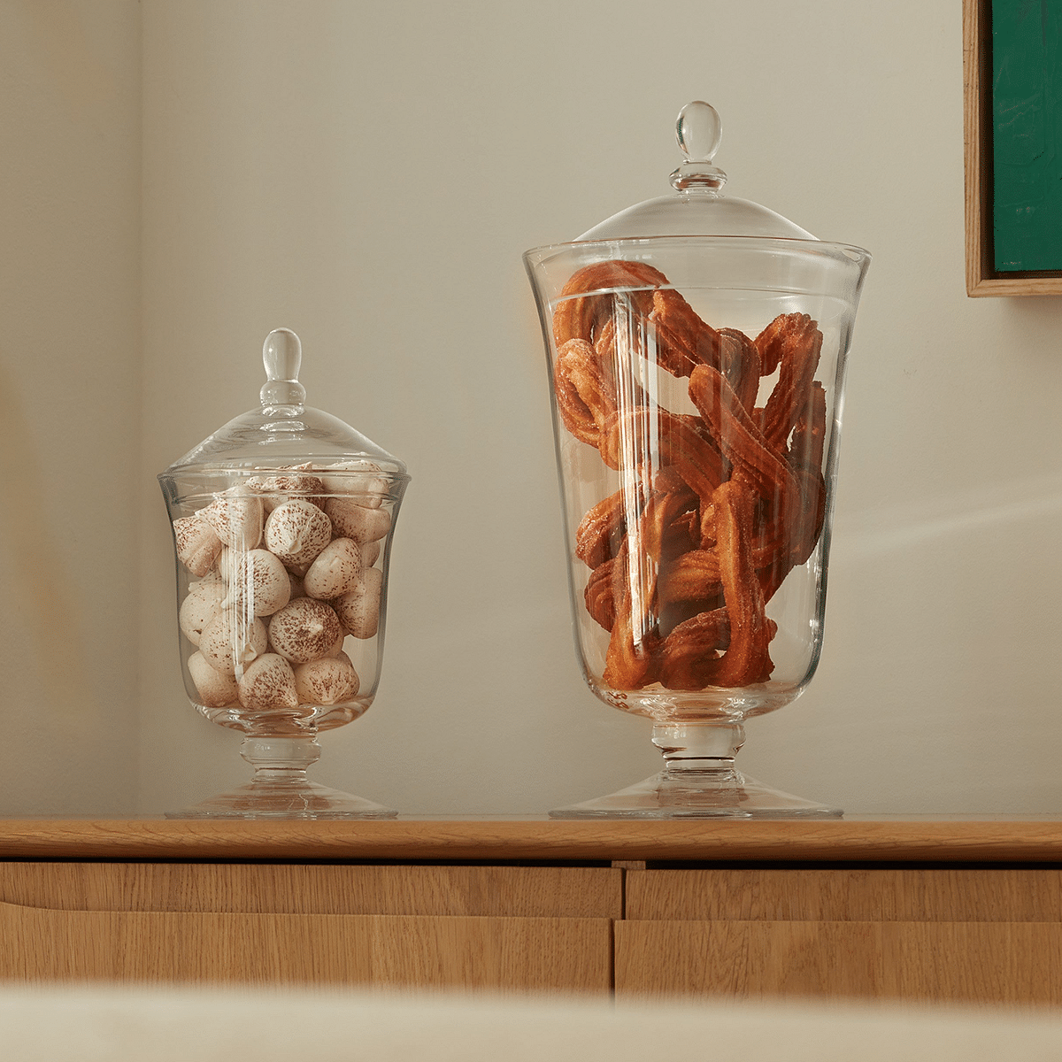 Abbey Glass Bonbon Jar