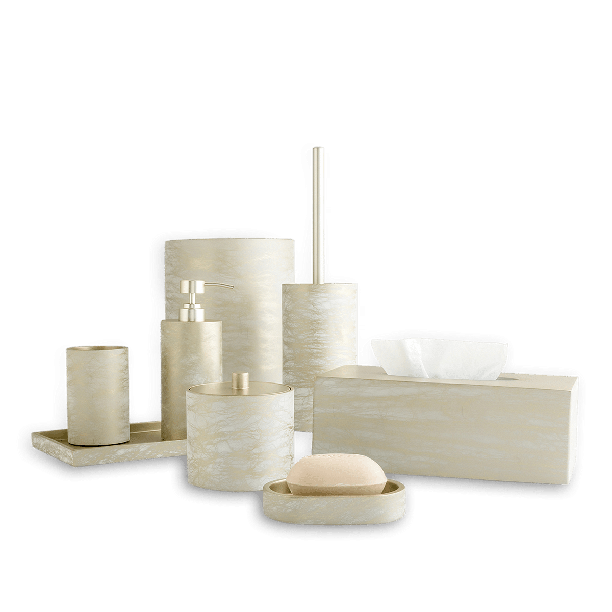 Nova Tissue Box Gold